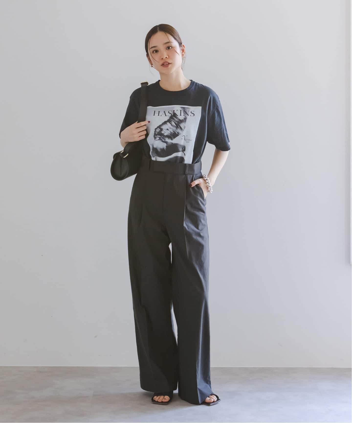 追加》【洗える】麻ストレッチスラックスパンツ（スラックス）｜NOBLE
