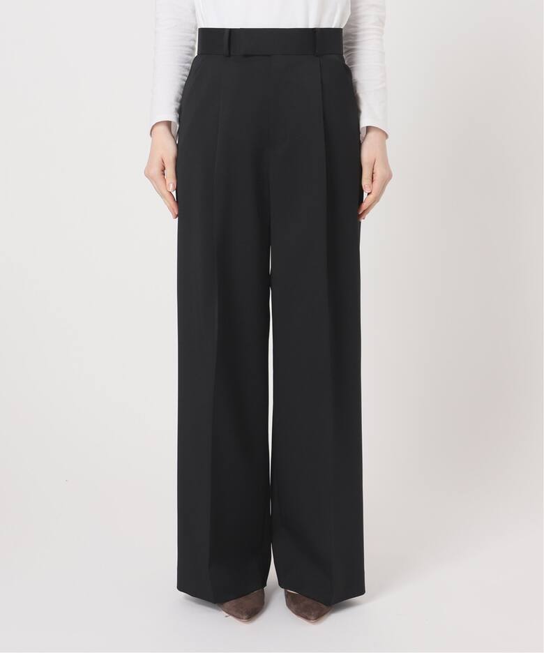 追加予約》エステルツイルストレッチスラックスパンツ7（スラックス