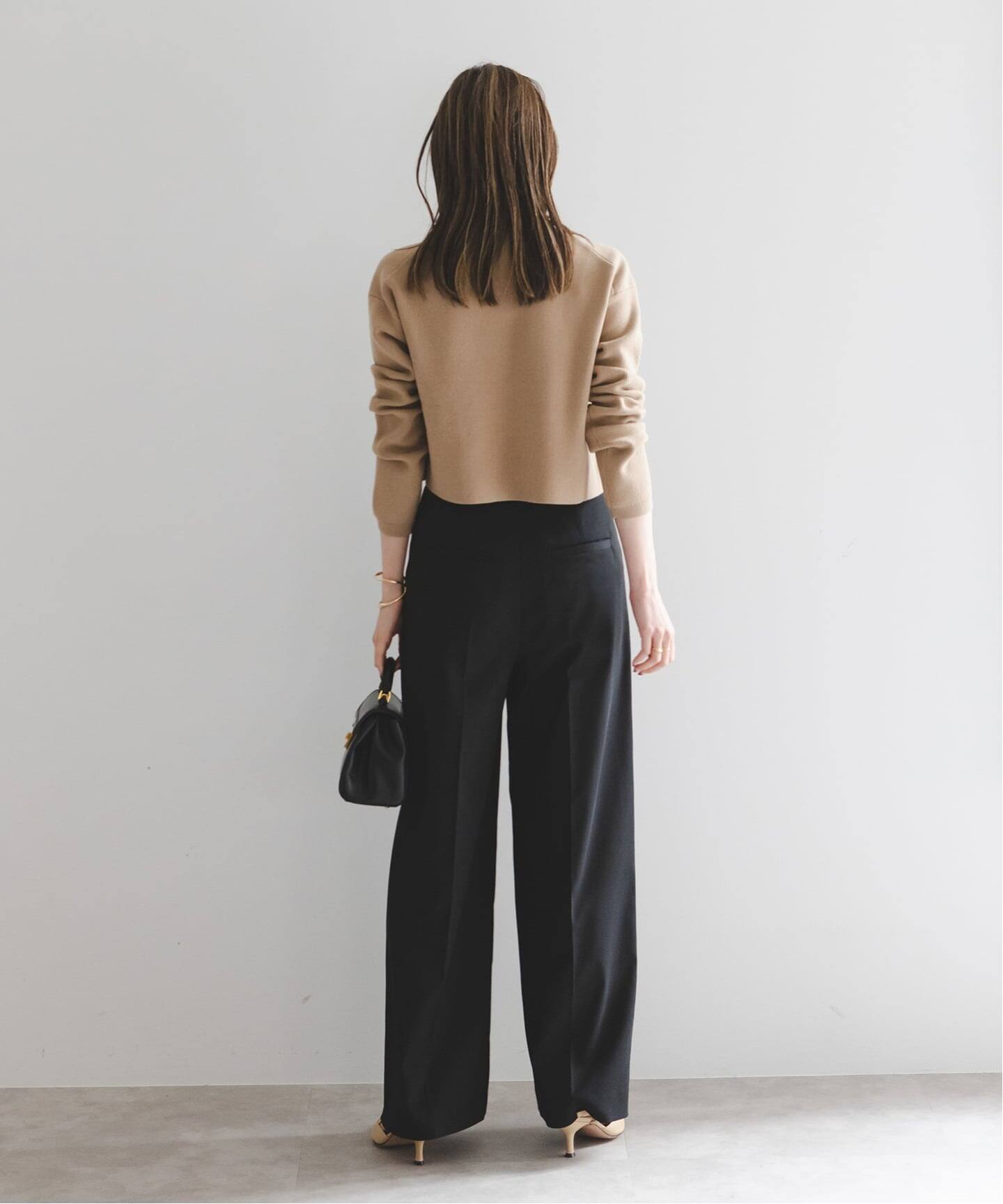 [6/23までの出品]nobleエステルツイルストレッチスラックスパンツ34 NOBLE スラックス パンツ 「追加」エステルツイルストレッチ
