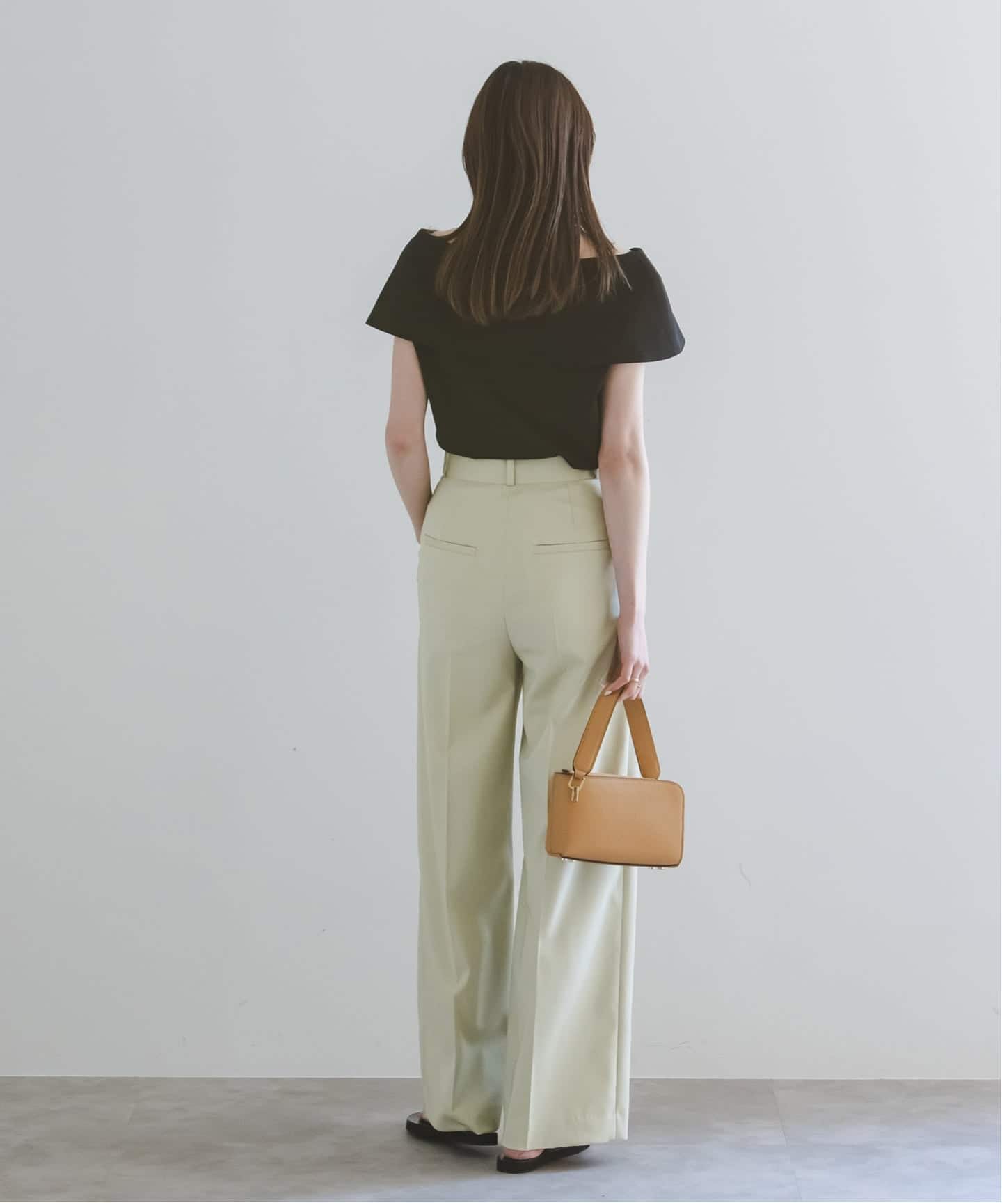[6/23までの出品]nobleエステルツイルストレッチスラックスパンツ34 追加》エステルツイルストレッチスラックスパンツ 3（スラックス
