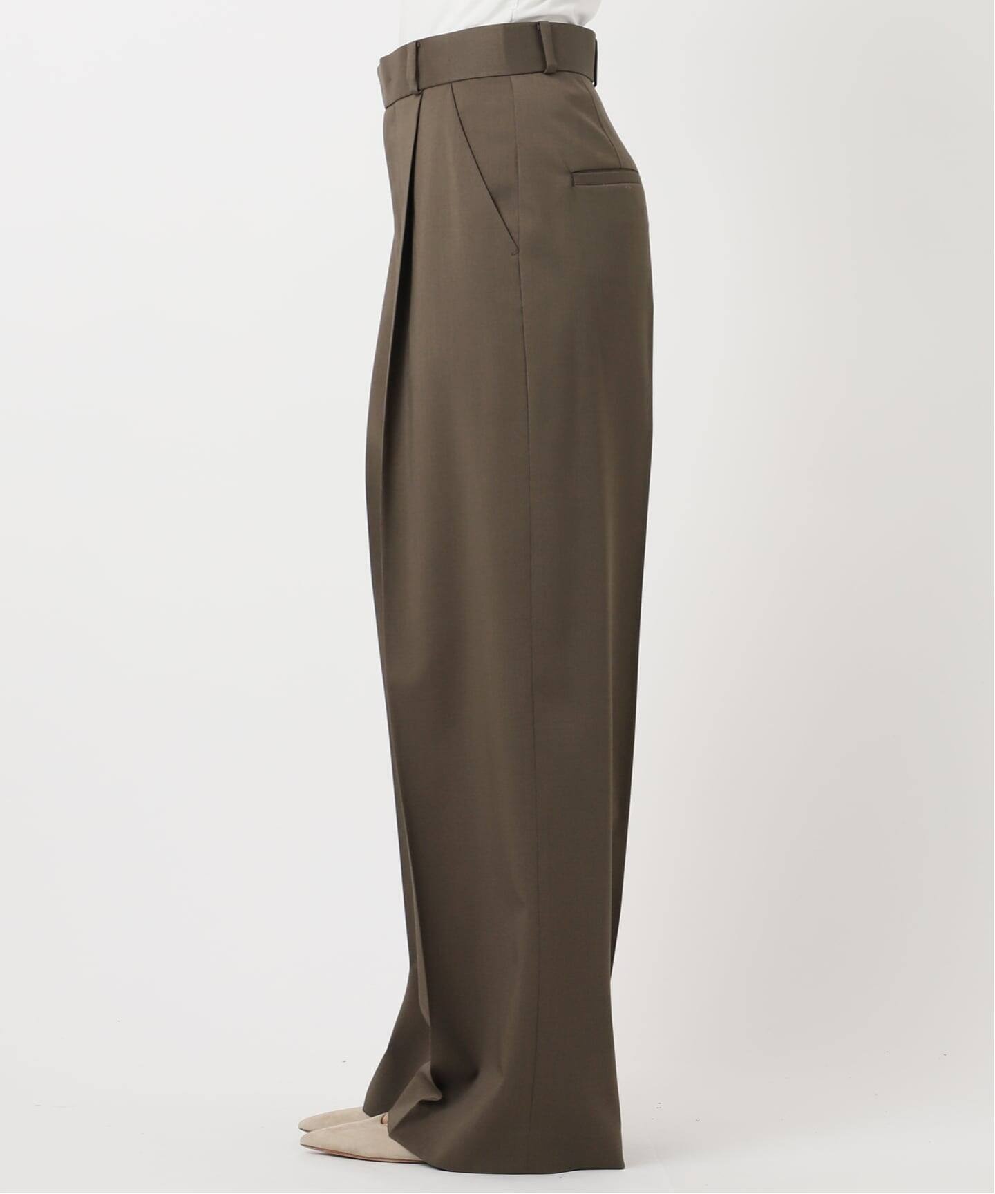 追加》【洗える】エステルツイルストレッチスラックスパンツ 8