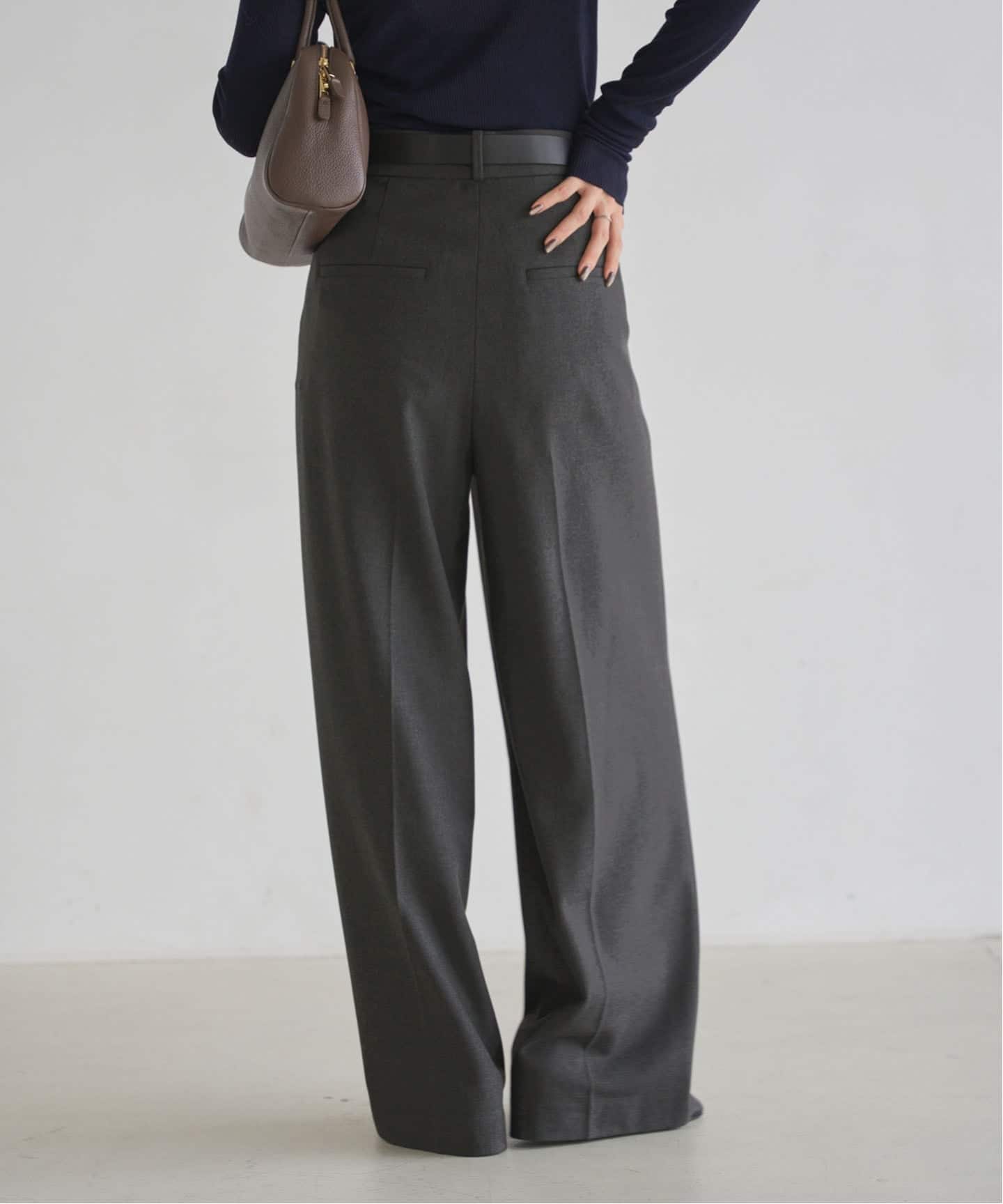 追加・WEB限定カラー》TRツイル裏起毛スラックスパンツ（スラックス