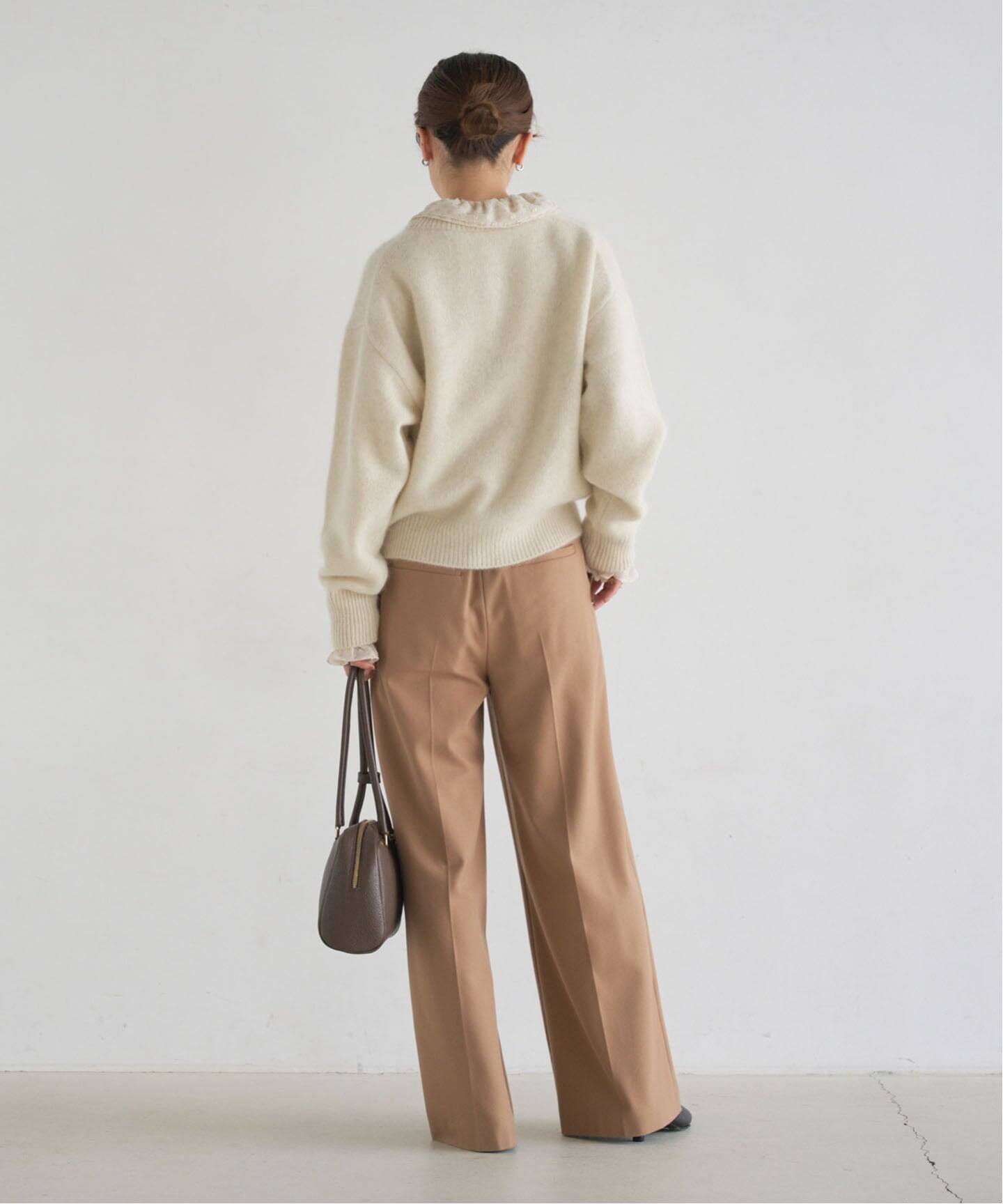 追加・WEB限定カラー》TRツイル裏起毛スラックスパンツ（スラックス