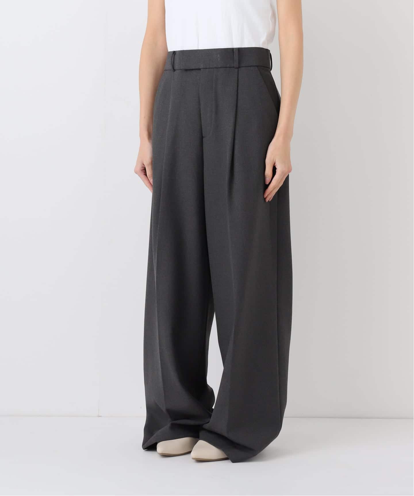 追加・WEB限定カラー》TRツイル裏起毛スラックスパンツ（スラックス