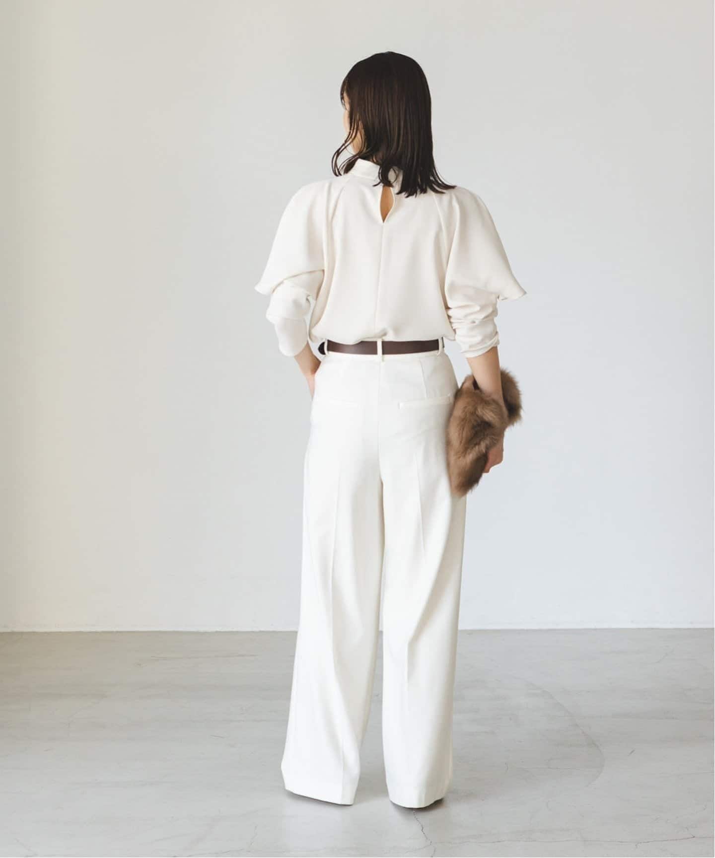 追加・WEB限定カラー》TRツイル裏起毛スラックスパンツ2（スラックス