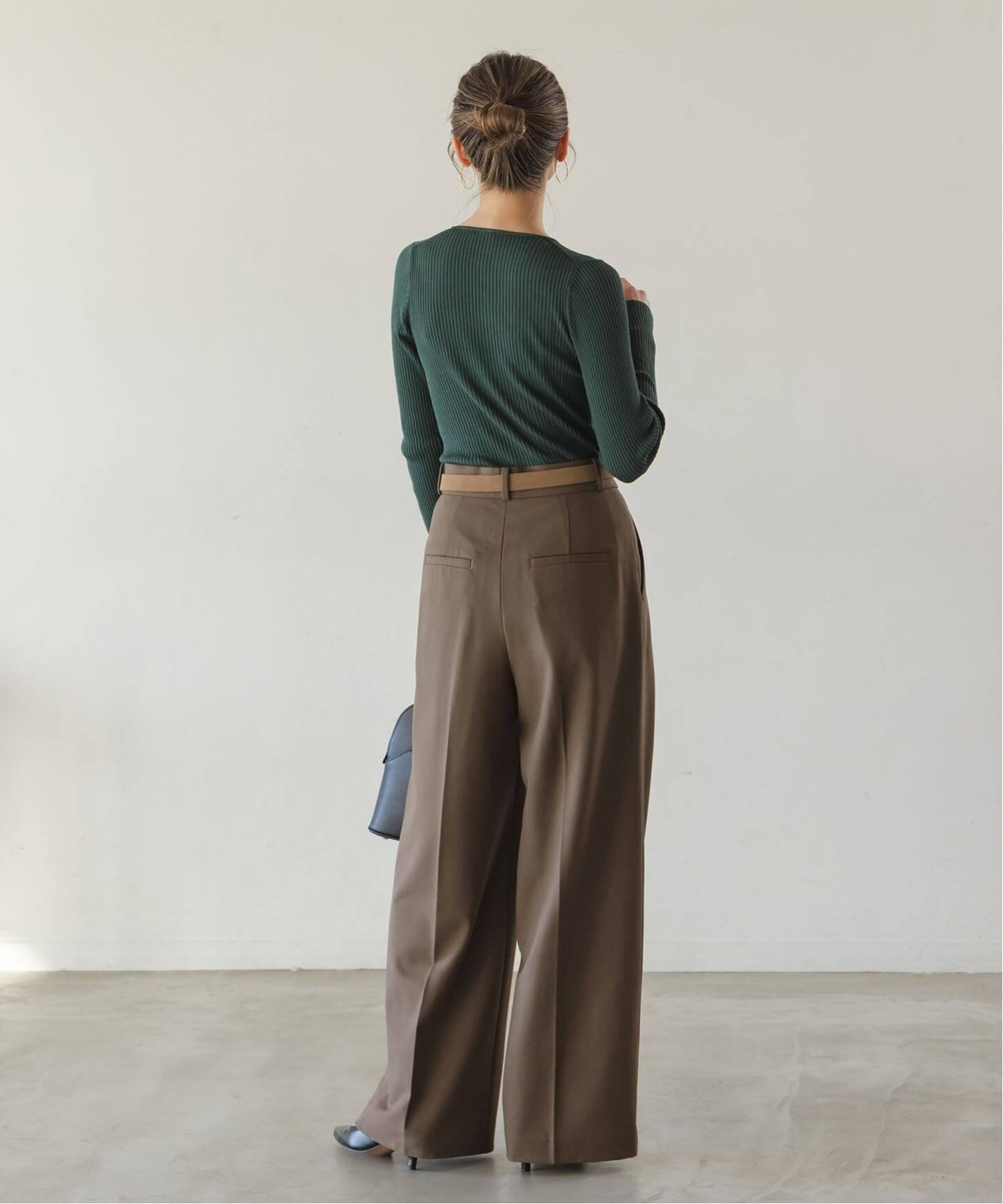 追加・WEB限定カラー》TRツイル裏起毛スラックスパンツ2（スラックス