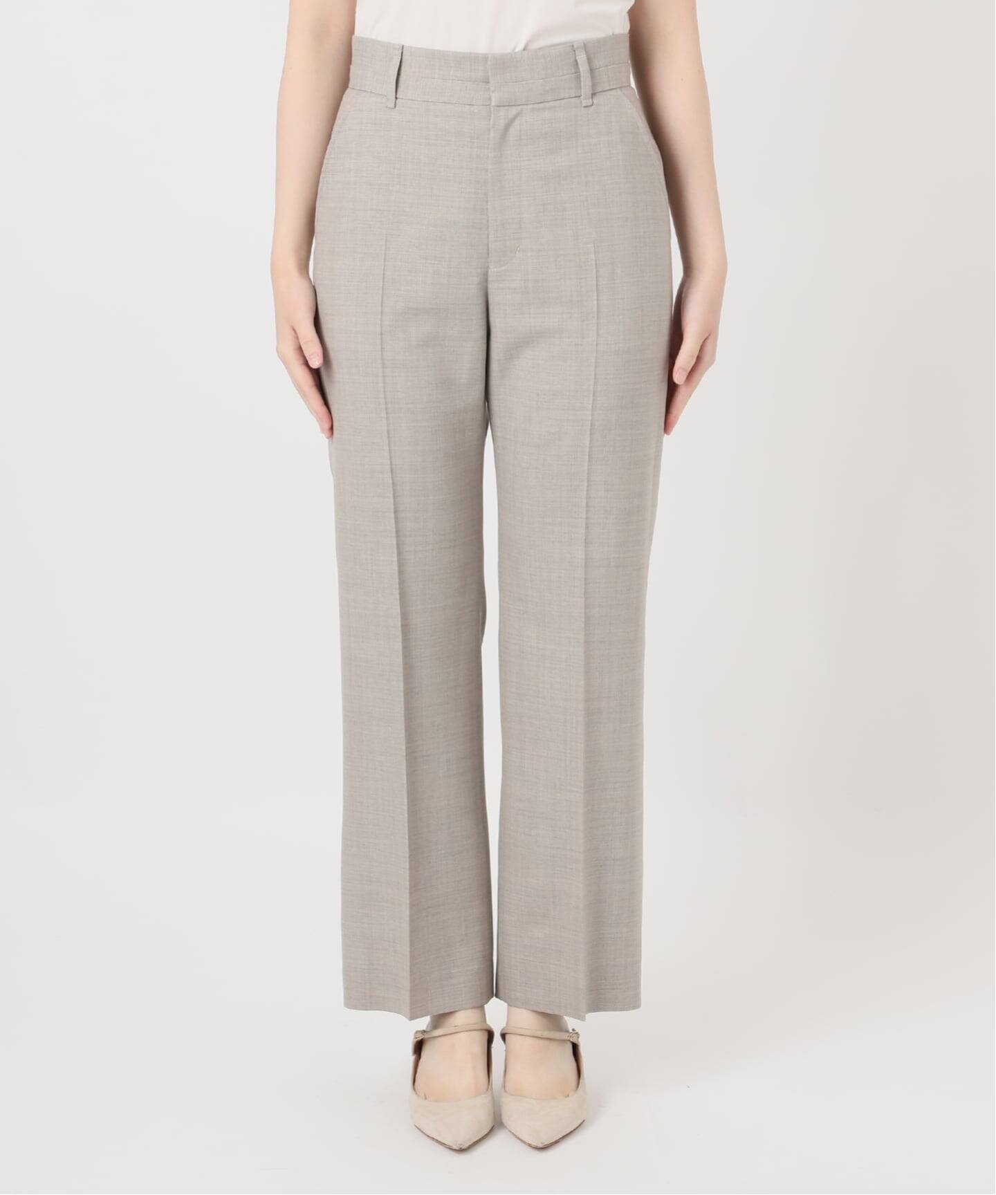 ノンミュールウールストレートパンツ（スラックス）｜NOBLE（ノーブル