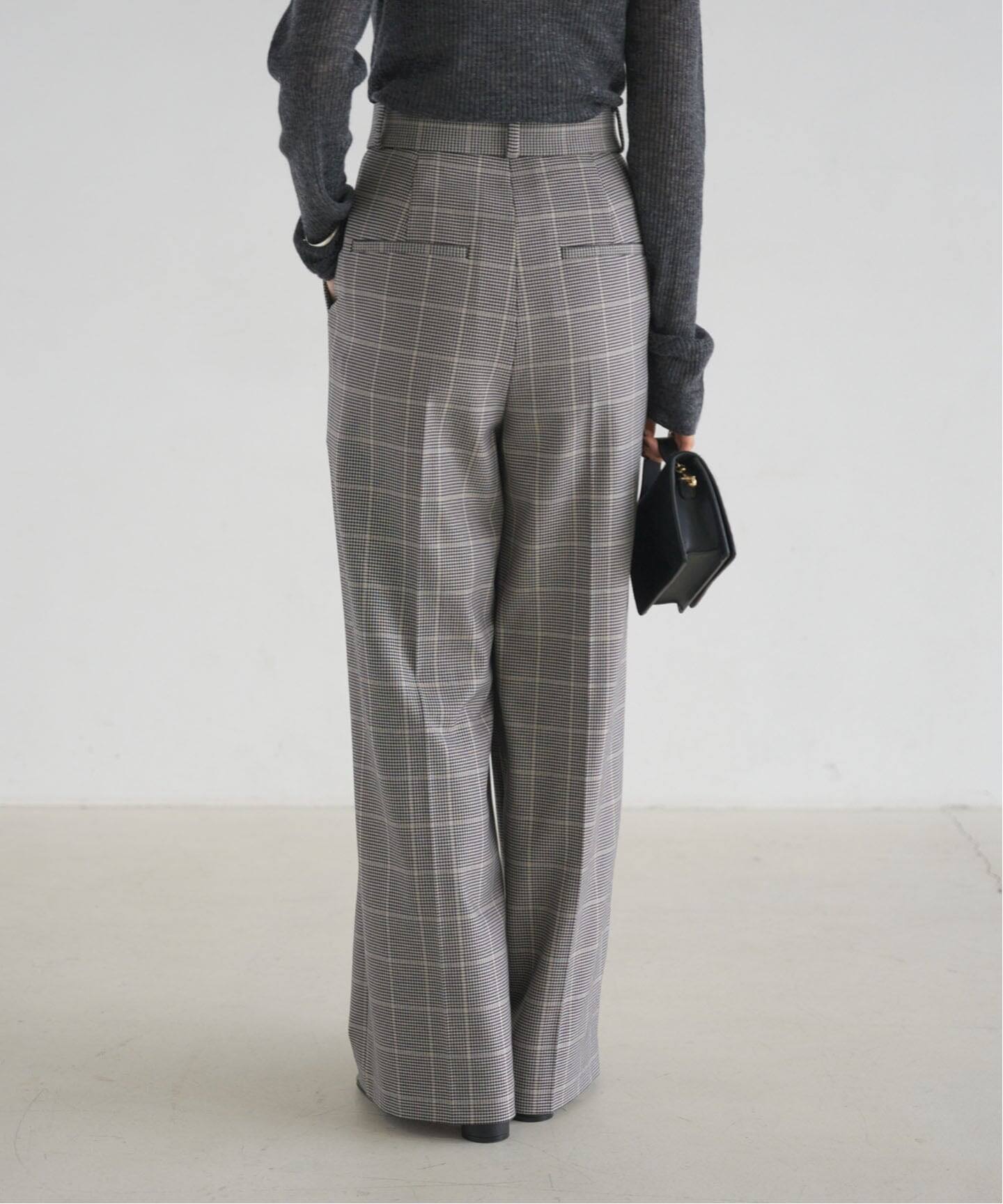 ノーブル（Noble）/チェック柄裏起毛スラックスパンツ チェック柄裏起毛スラックスパンツ（スラックス）｜NOBLE（ノーブル