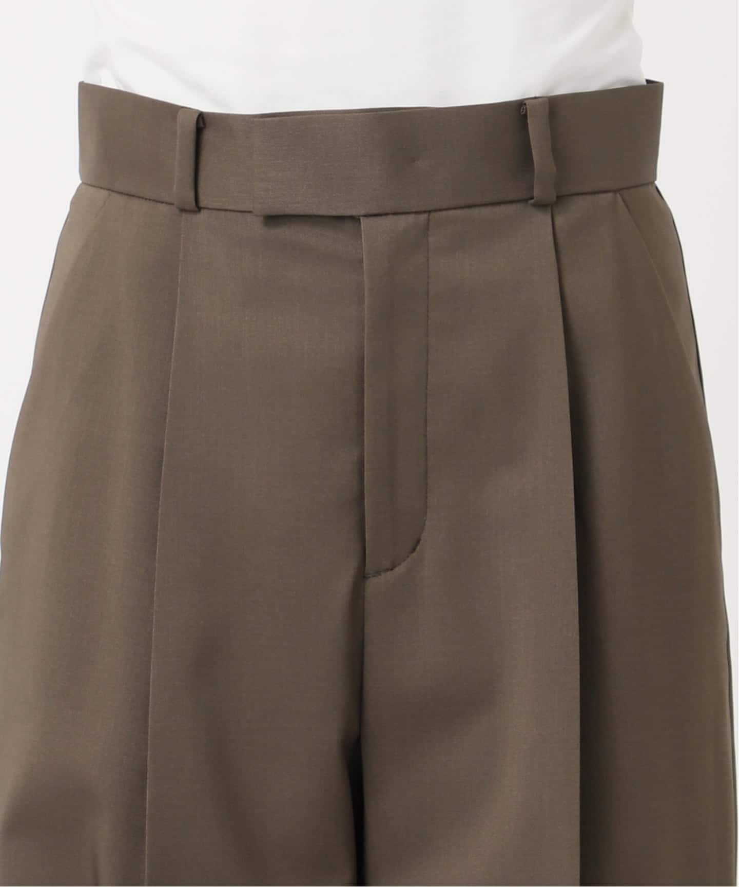 追加》エステルツイルストレッチスラックスパンツ（スラックス