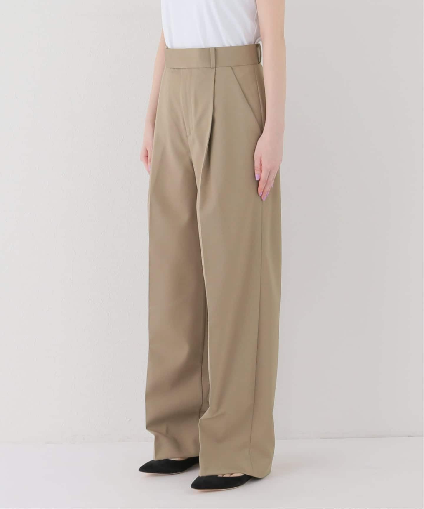 ノーブル　エステルツイル　パンツ 追加2》エステルツイルストレッチスラックスパンツ（スラックス