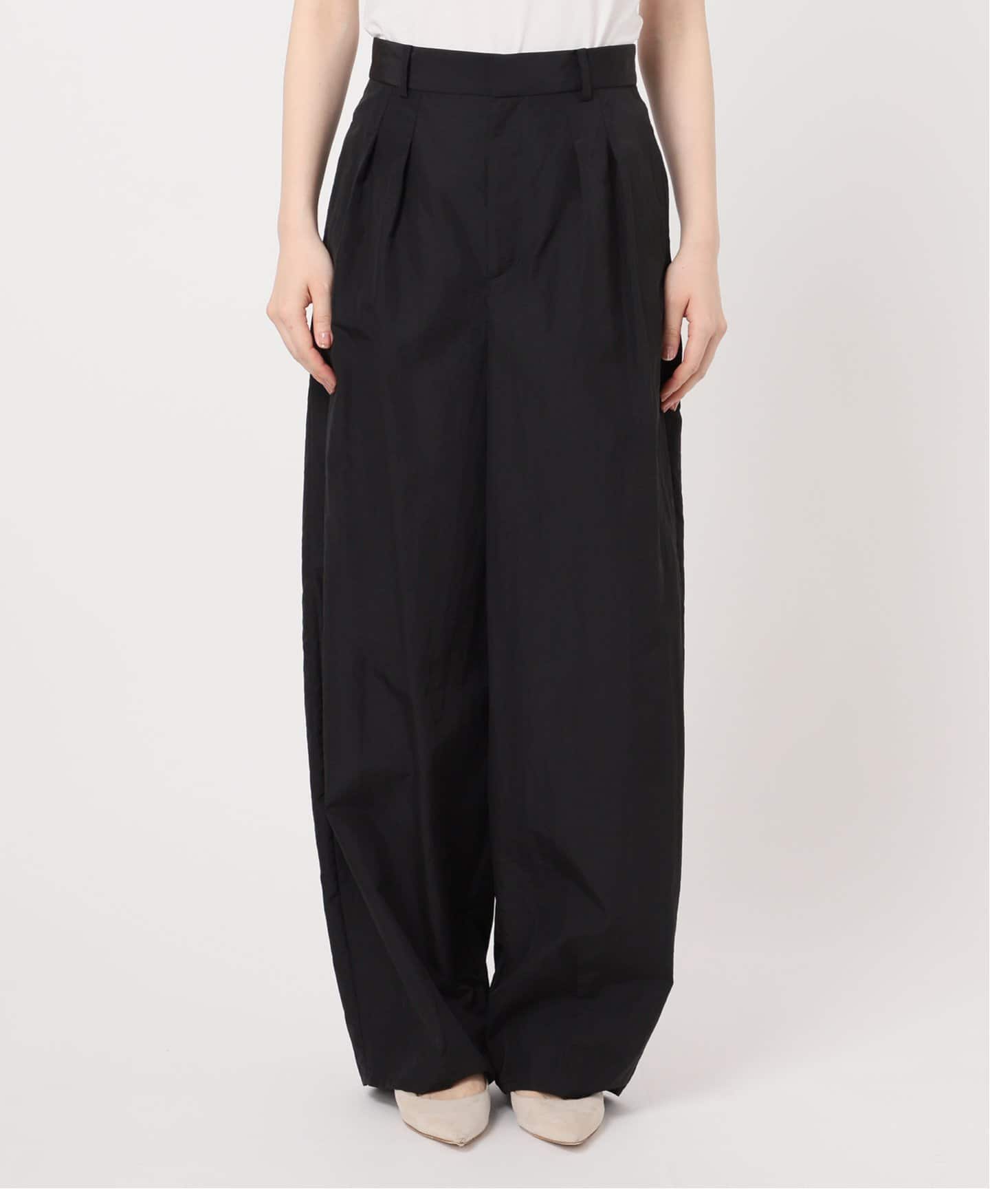 【試着のみ新品】Noble ナイロンタフタボリュームパンツ ナイロンタフタボリュームパンツ（その他パンツ）｜NOBLE