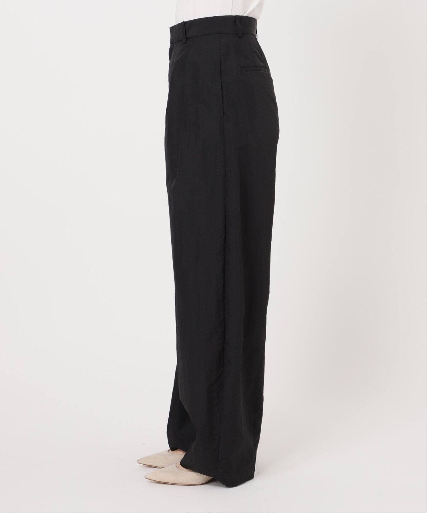 試着のみ新品】Noble ナイロンタフタボリュームパンツ