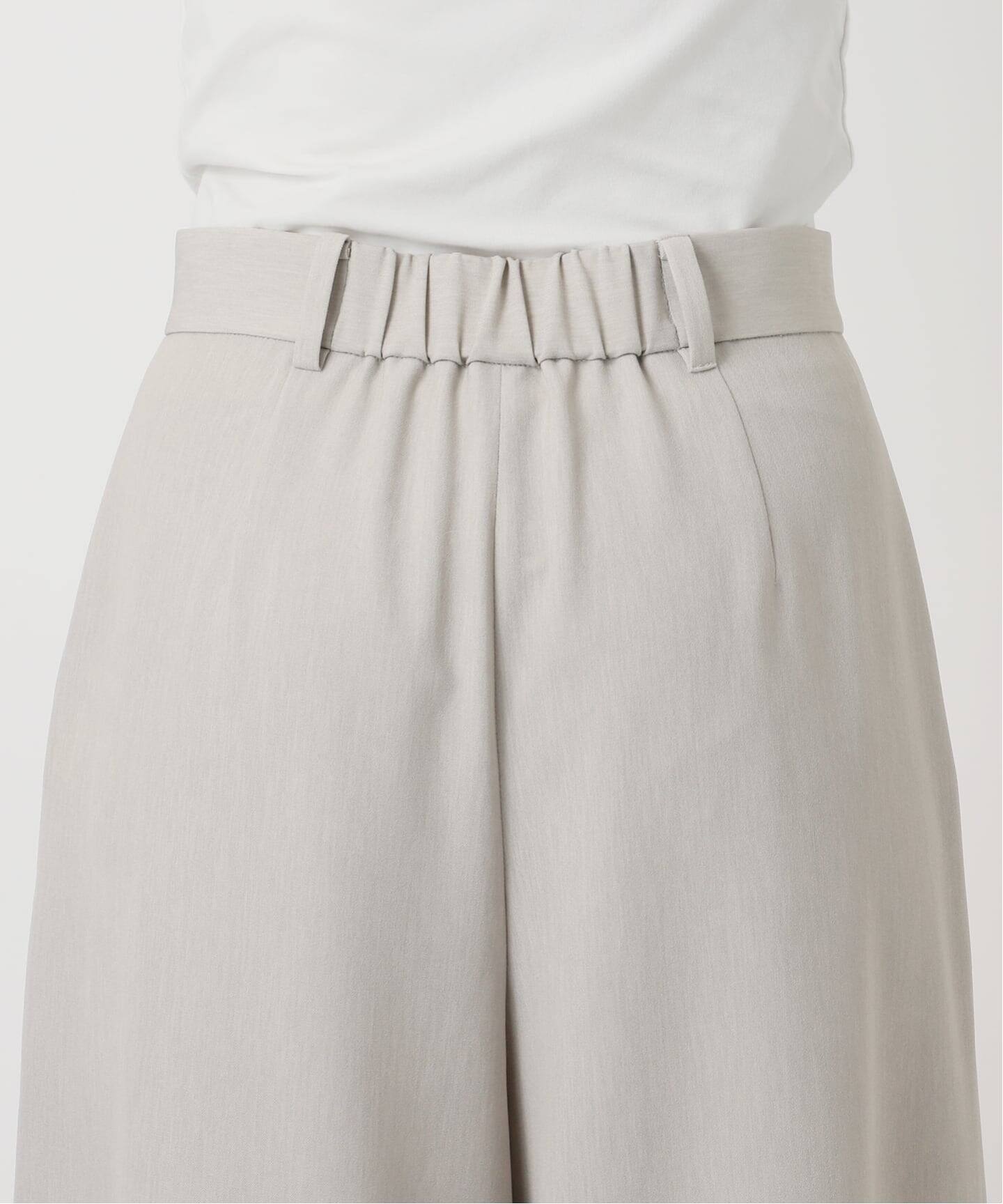 NOBLE タックカービーボリュームパンツ　サイズ38 ネイビー NOBLE タックカービーボリュームパンツ サイズ38 ネイビー