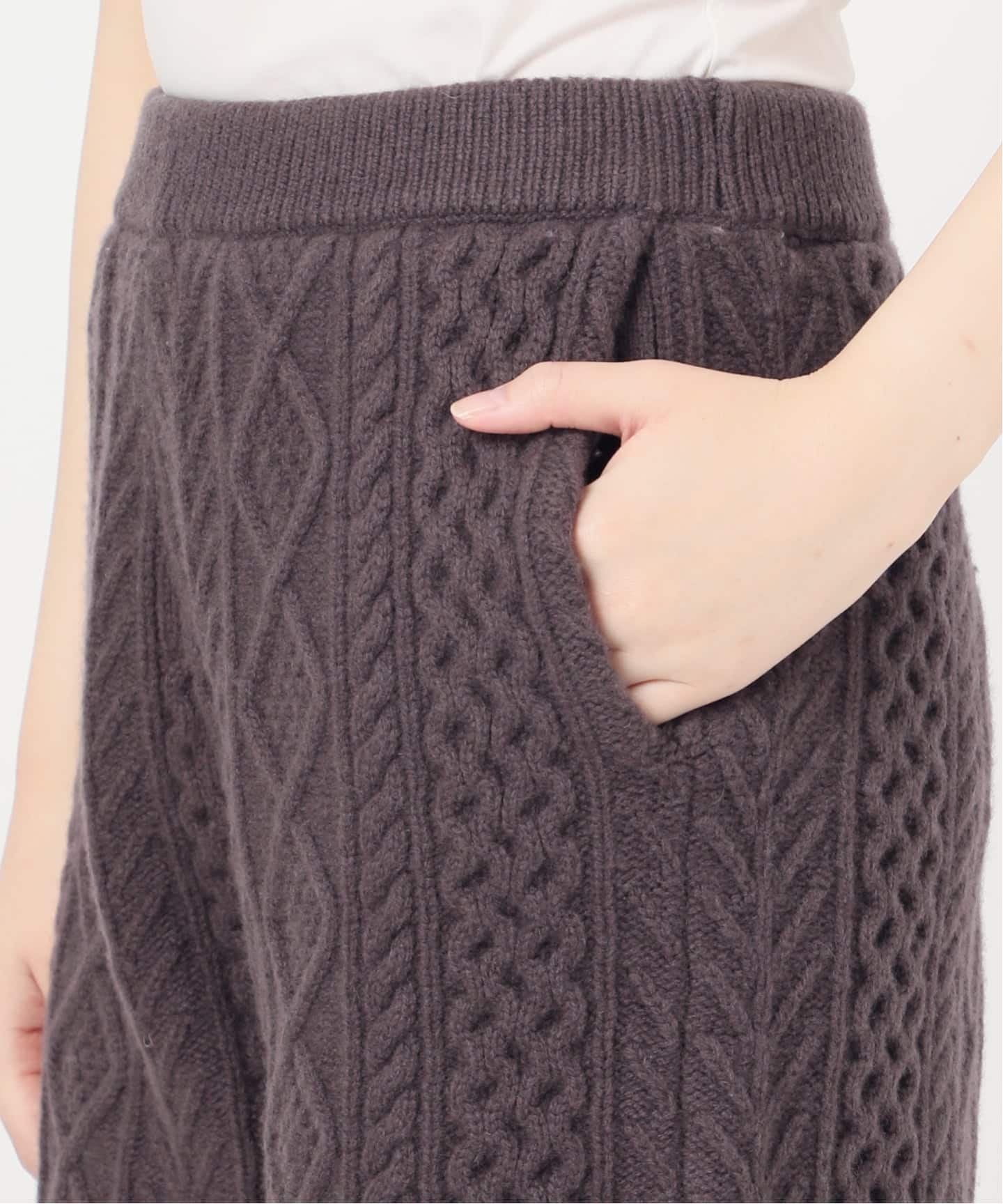 アラン柄ショートパンツ（ショート・ハーフパンツ）｜NOBLE（ノーブル