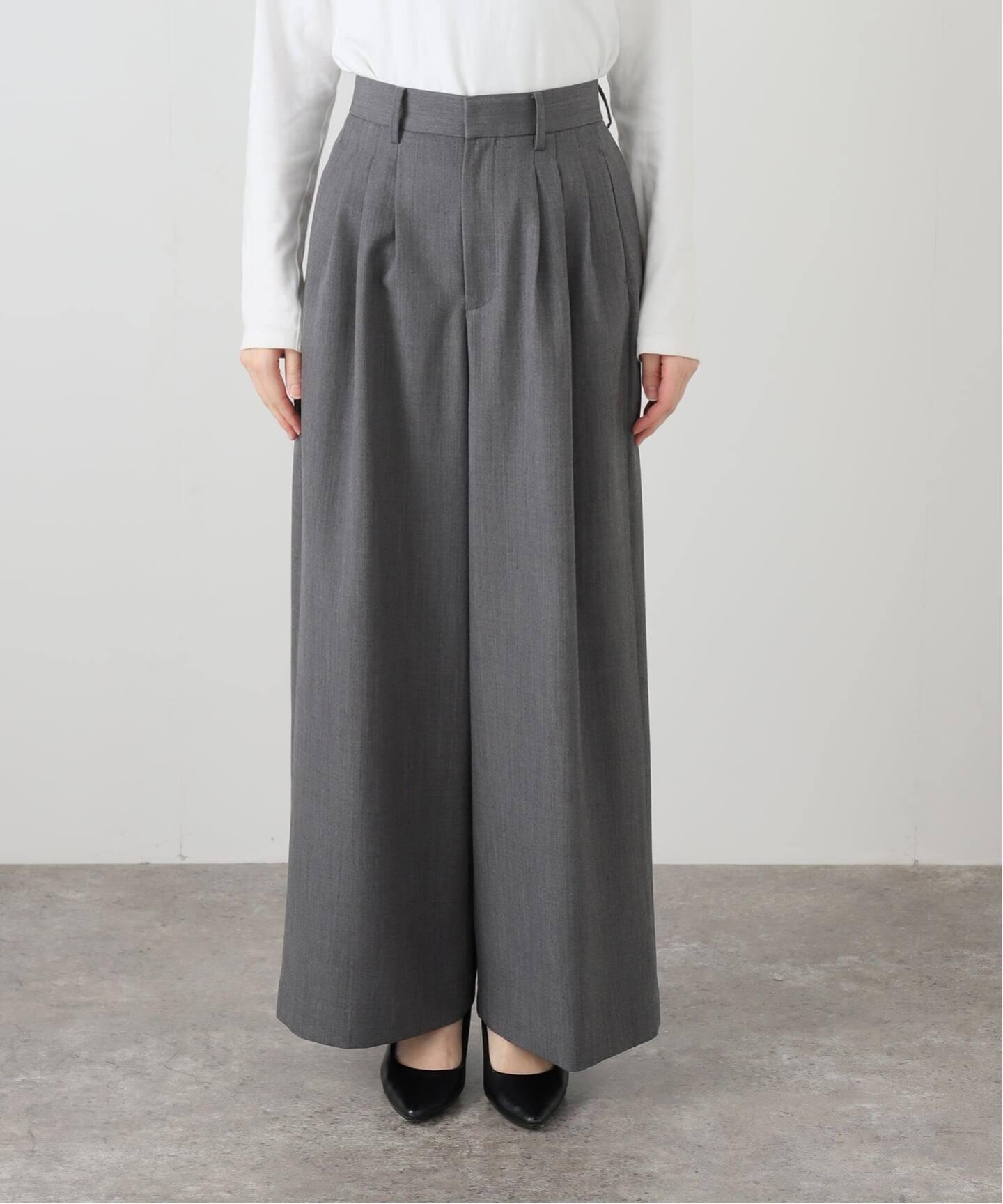 T/W3タックワイドパンツ（スラックス）｜NOBLE（ノーブル）の通販