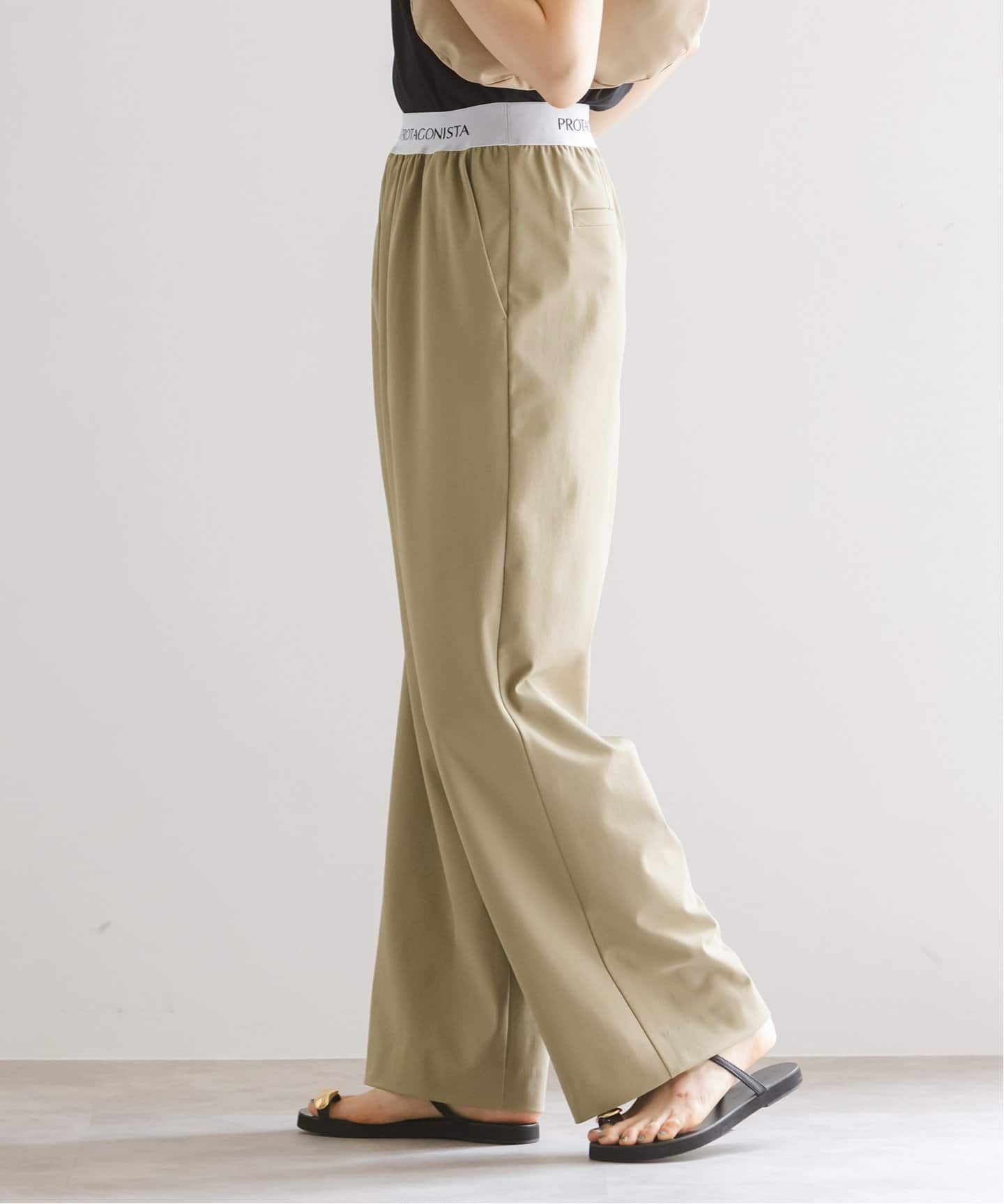 PROTAGONISTA/プロタゴニスタ ウエストロゴパンツ（スラックス