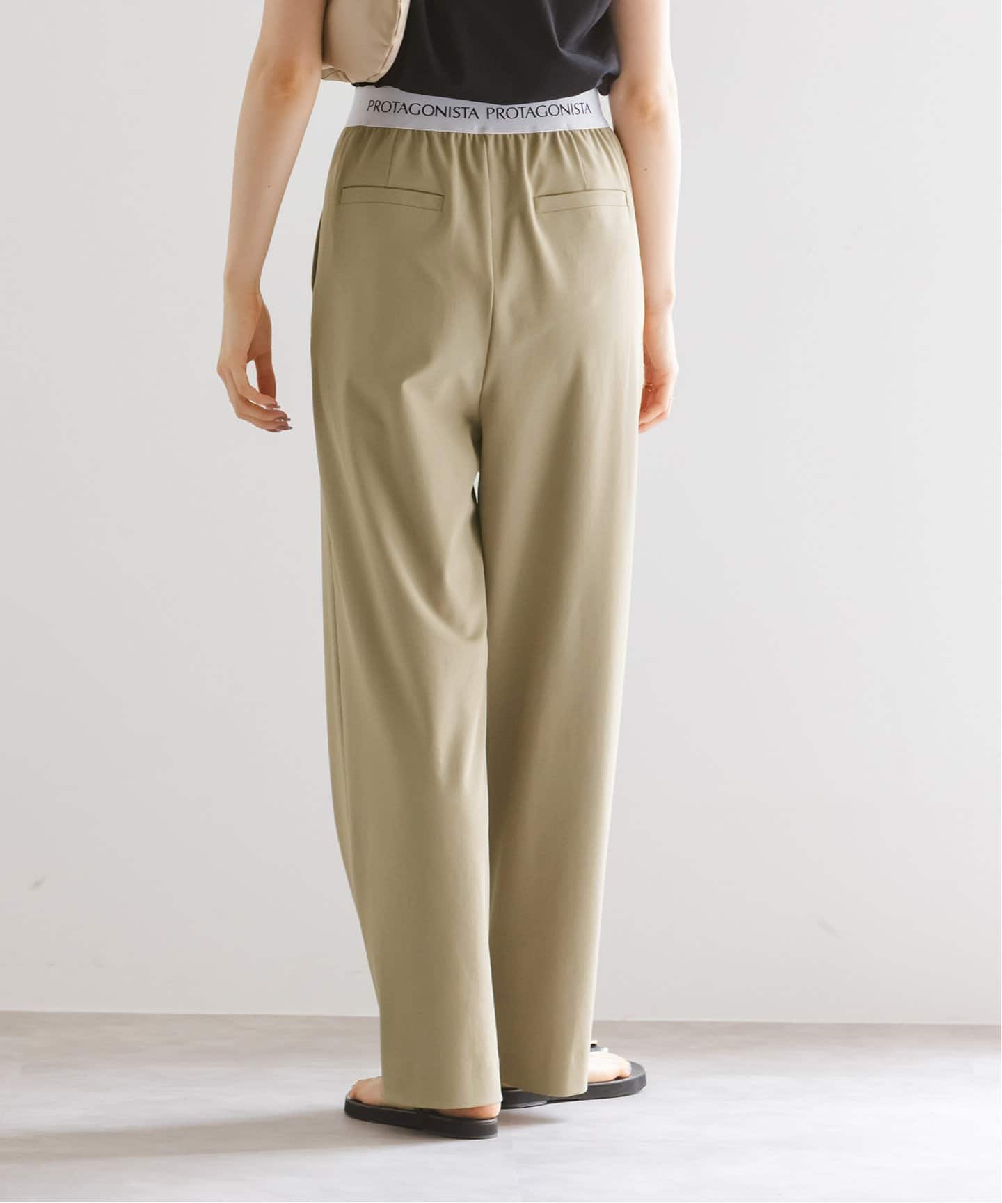 PROTAGONISTA/プロタゴニスタ ウエストロゴパンツ（スラックス