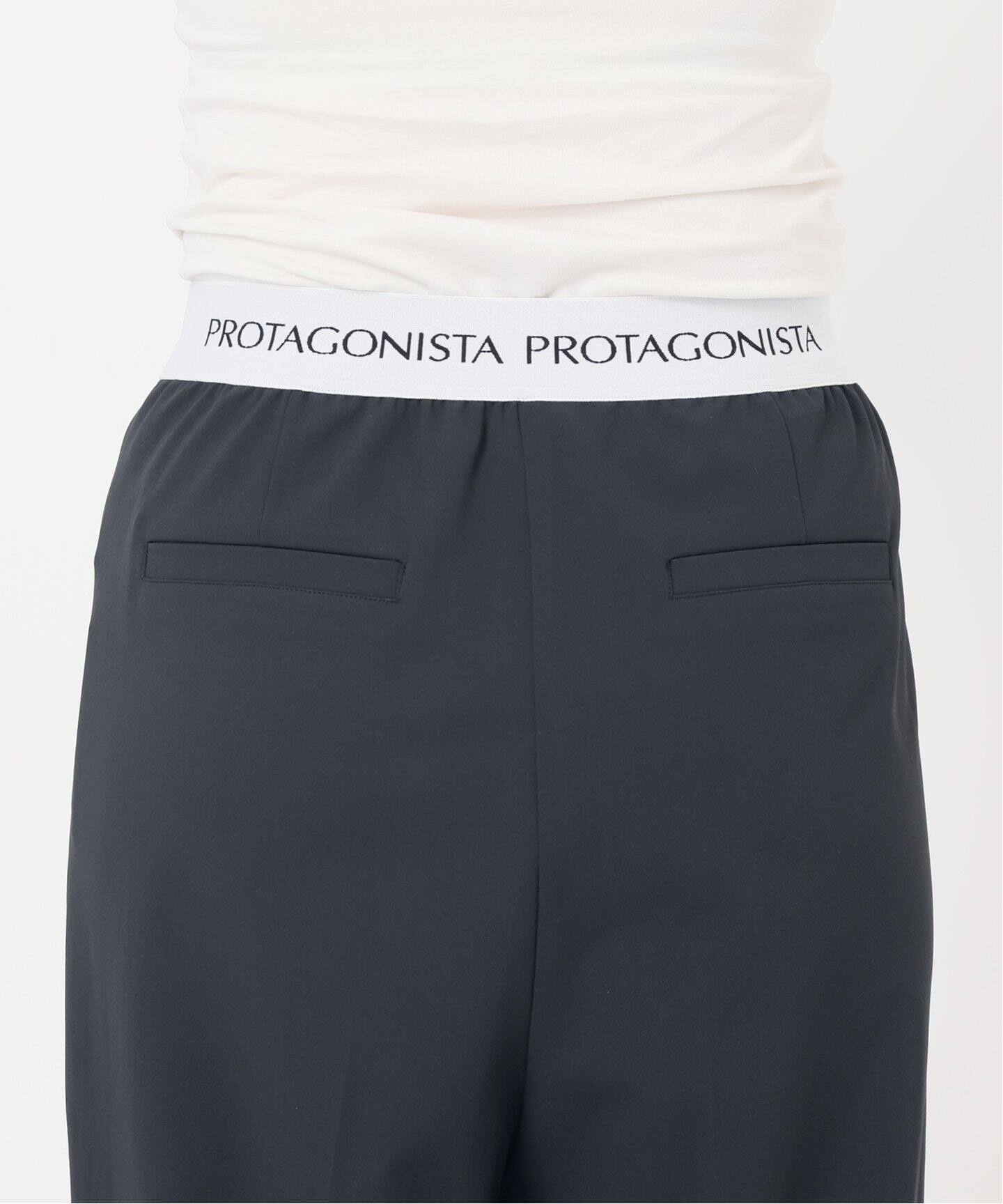 プロタゴニスタ＊ロゴパンツ PROTAGONISTA/プロタゴニスタ ウエストロゴパンツ（スラックス