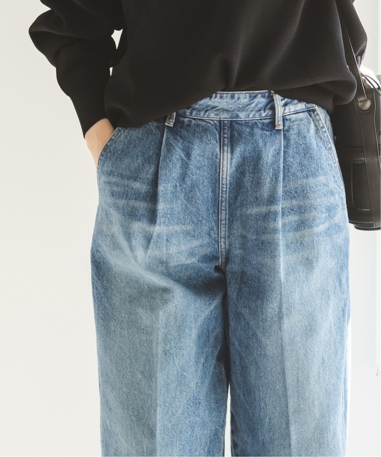 SERGE/サージ SIDE ZIP(ブルー)（デニムパンツ・ジーンズ