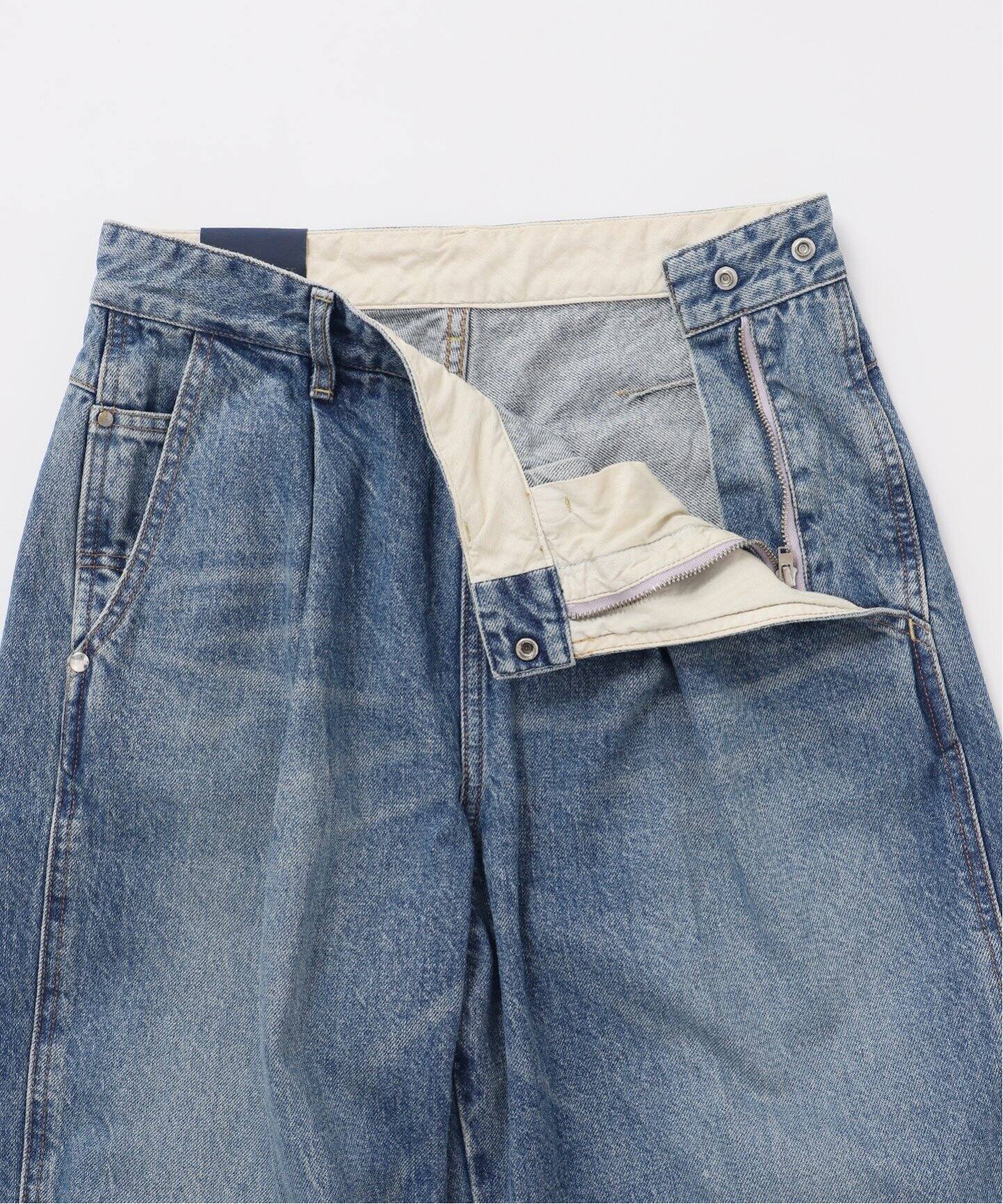 定価26,951円　NOBLE購入　SERGEデニム SERGE/サージ SIDE ZIP(ブルー)（デニムパンツ・ジーンズ