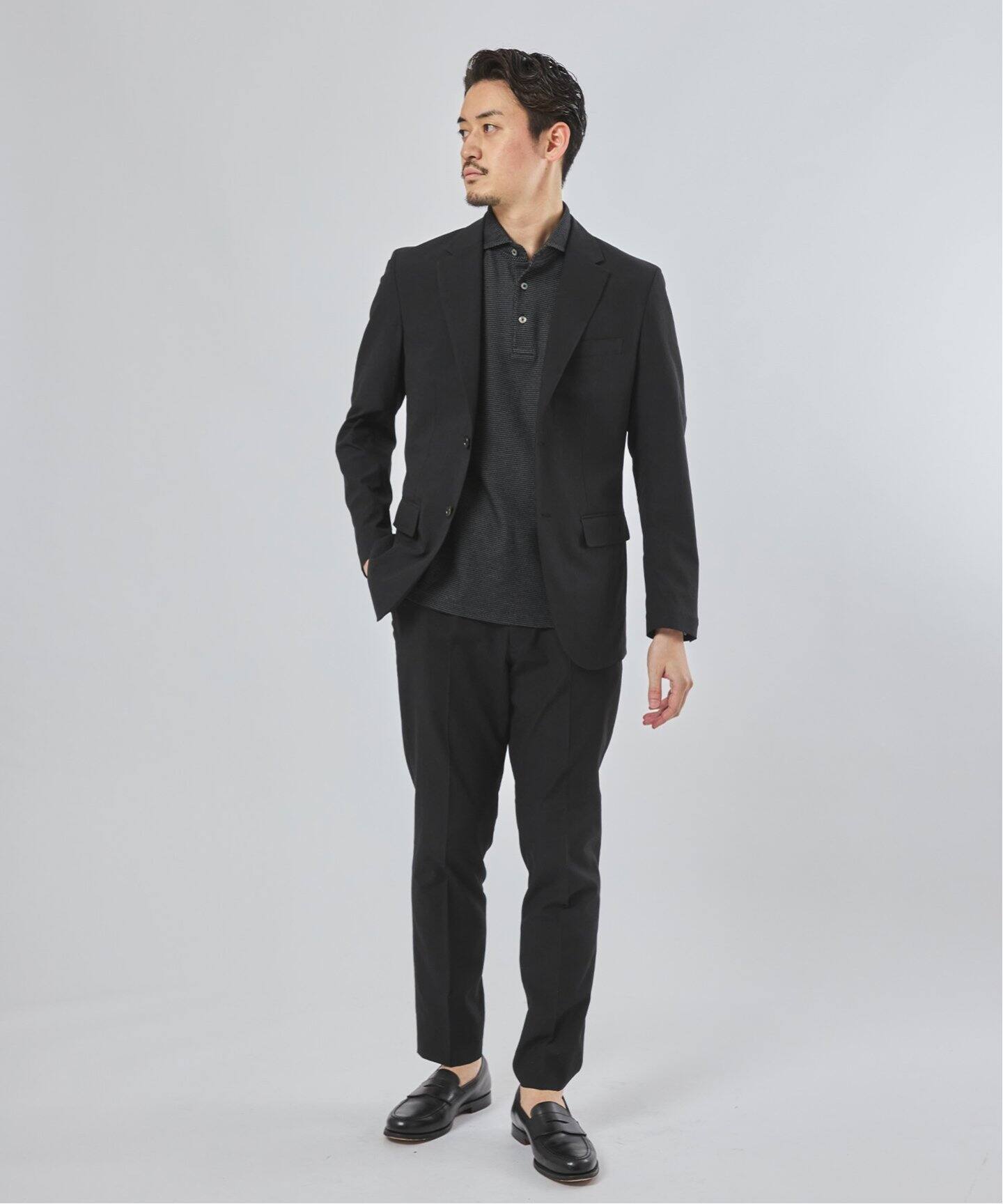 BRIEFING ブラック セットアップ上着M、パンツS セール】【WEB限定】SHIPS:〈手洗い可能〉デニムライク ストレッチ