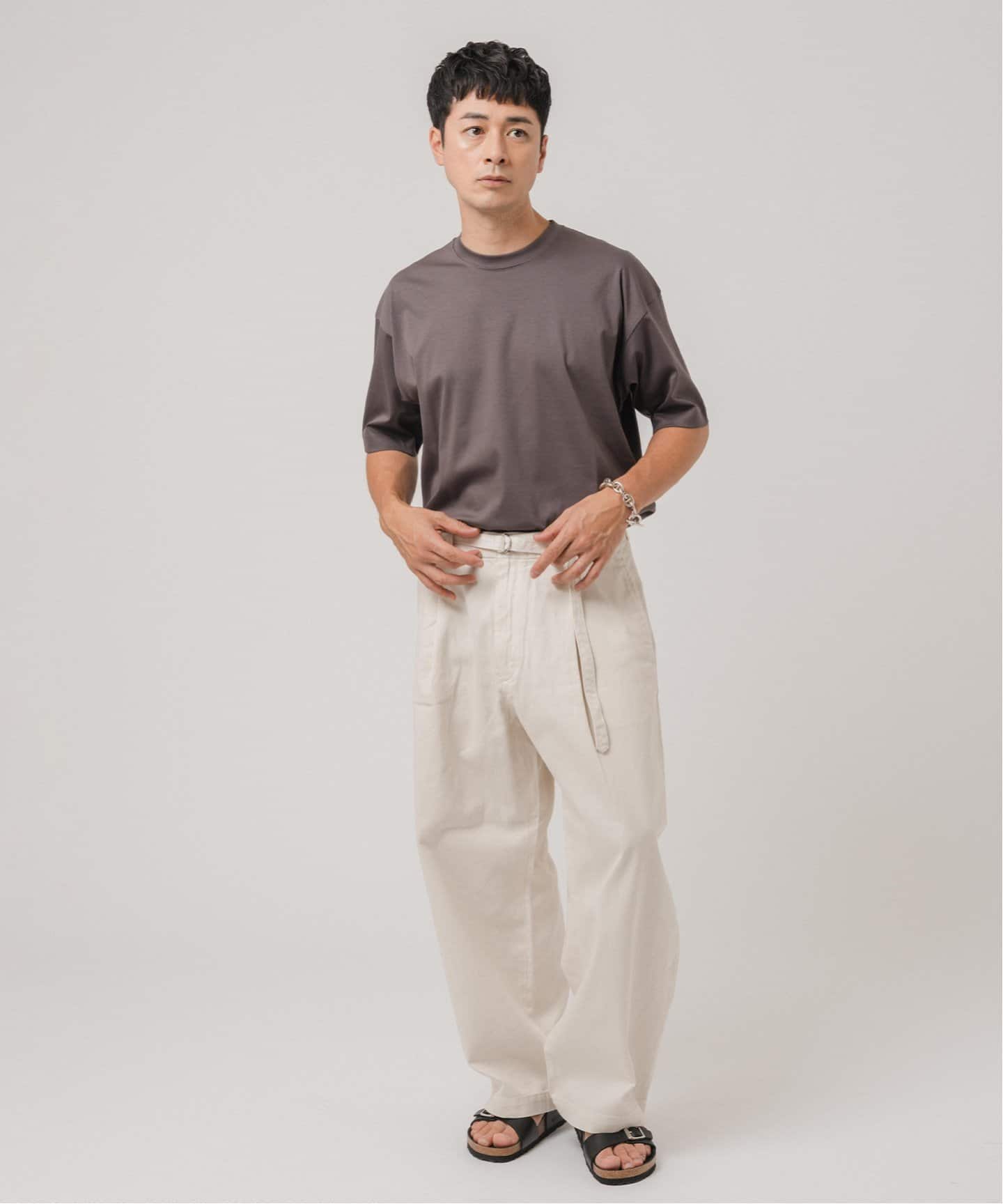 LE JEAN(ルジーン) デニム ベルテッド トラウザー（デニムパンツ