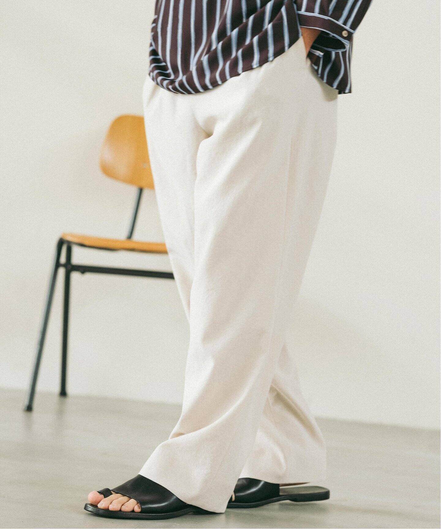 ドライシャンタン 1タック イージーパンツ（スラックス）｜EDIFICE