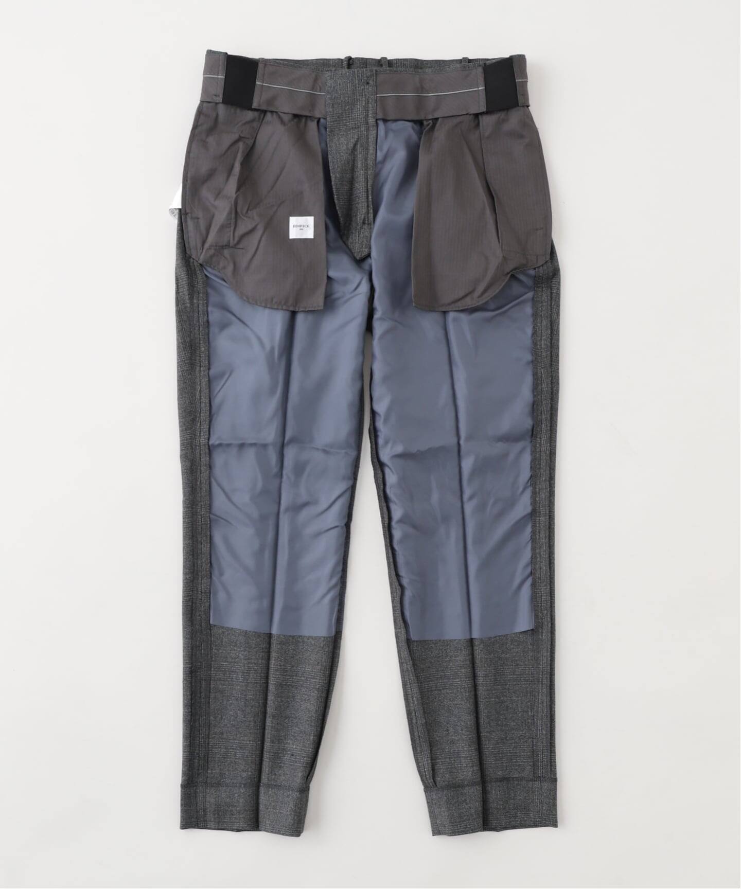 SUPER 120's ウールサキソニー テーパードパンツ【セットアップ着用