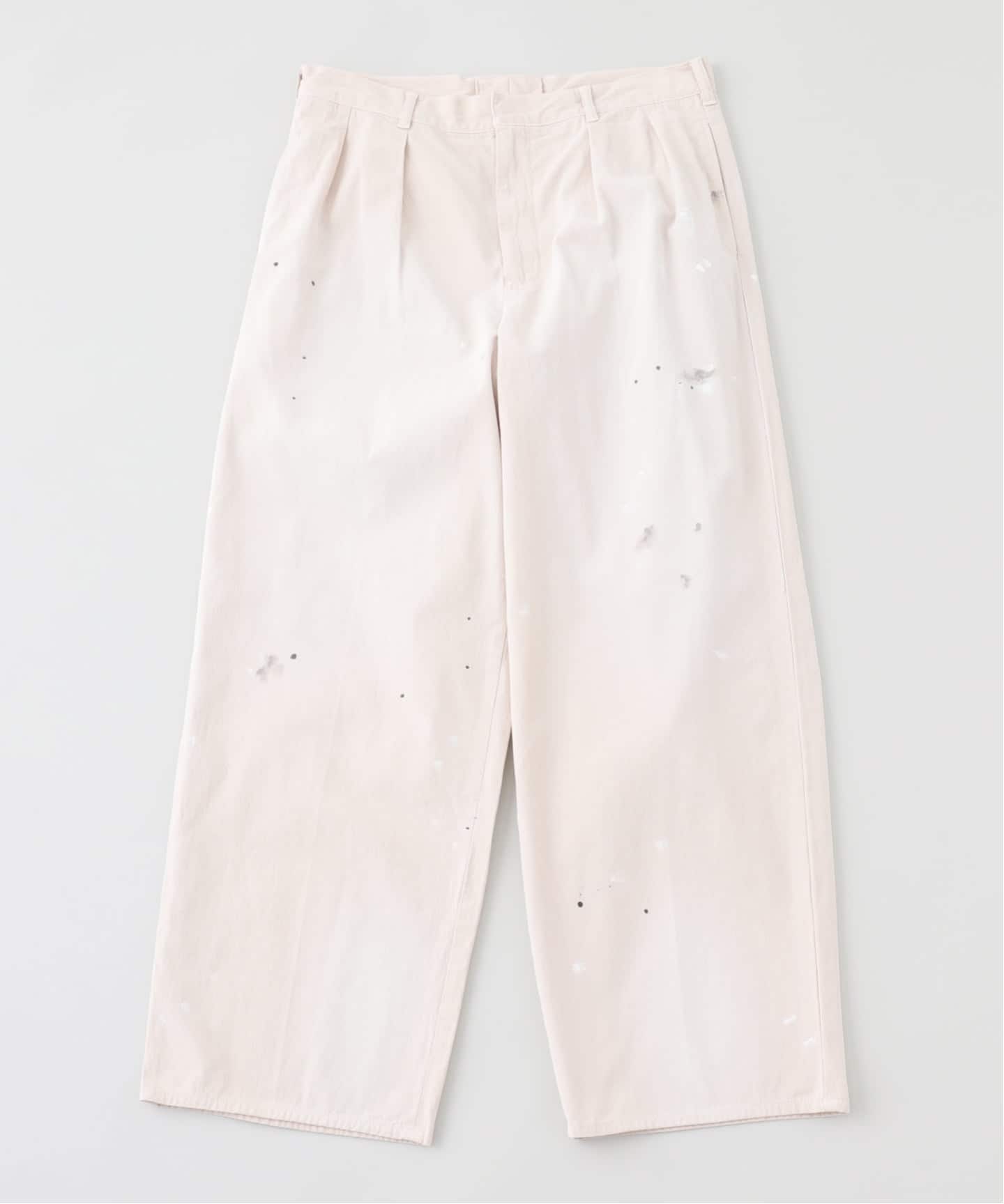 新品未使用EDIFICE LA BOUCLE  VENTILE ショーツ L LA BOUCLE / ラブークル】1タックイージーパンツ(ウォール