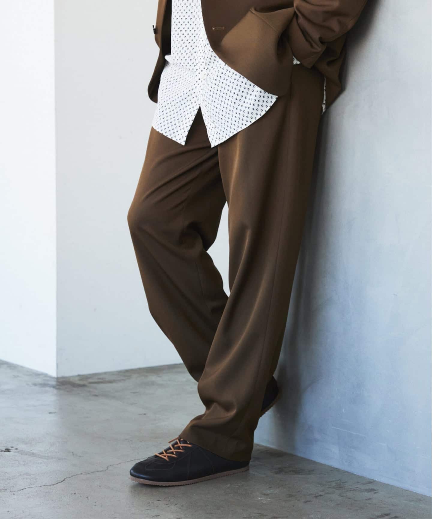 ドビー ドスキン サイドアジャスト パンツ【セットアップ着用可