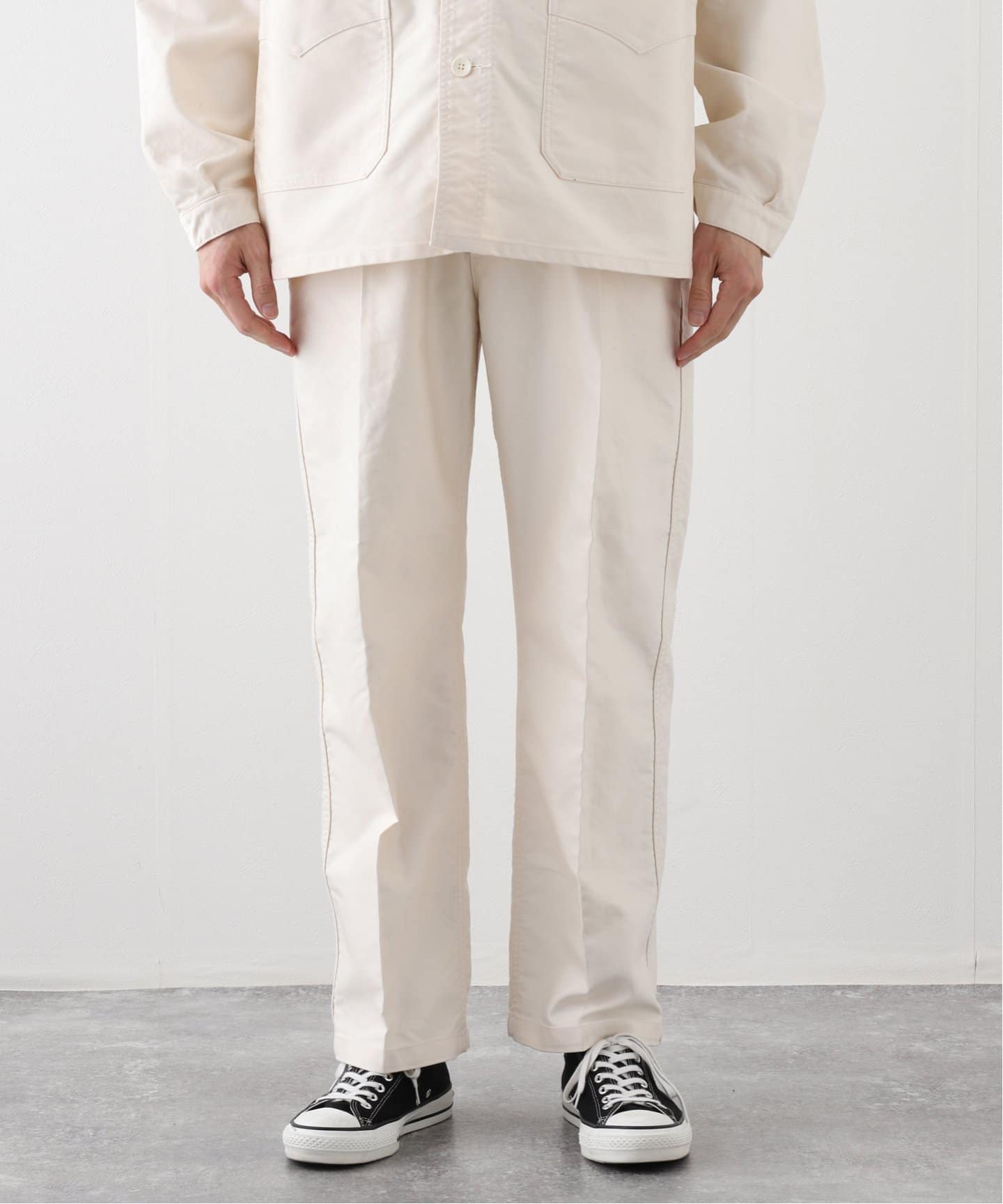 マ*ん様 ets.materiaux フレンチワークパンツ　サイズ1 モールスキ Letiquette × ETS.MATERIAUX フレンチワーク パンツ（スラックス