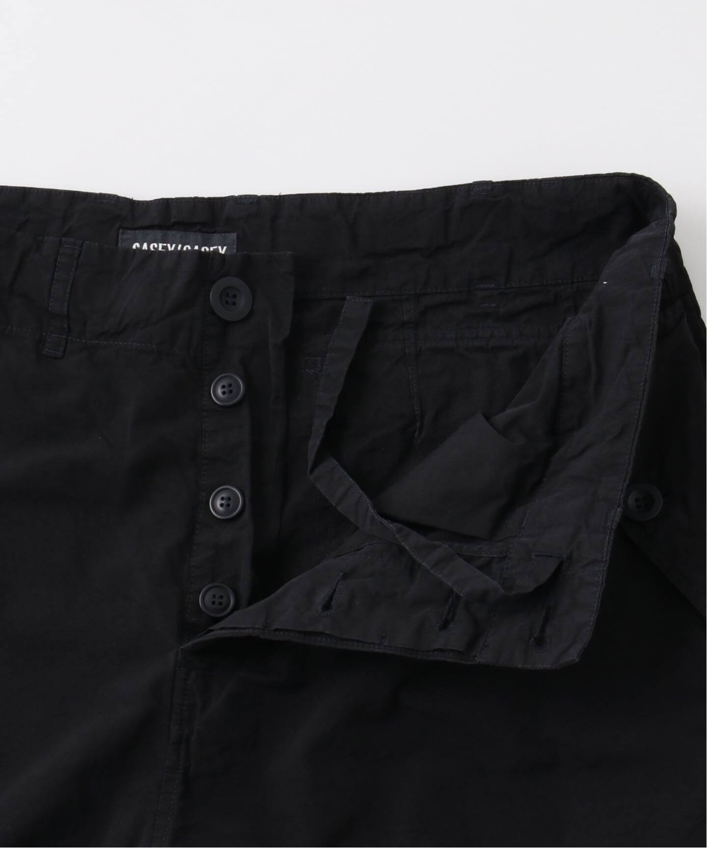 CASEY CASEYケイシーケイシーサルエルパンツ　ウールブラック黒L CASEY CASEYケイシーケイシーサルエルパンツ ウールブラック黒L CASEY