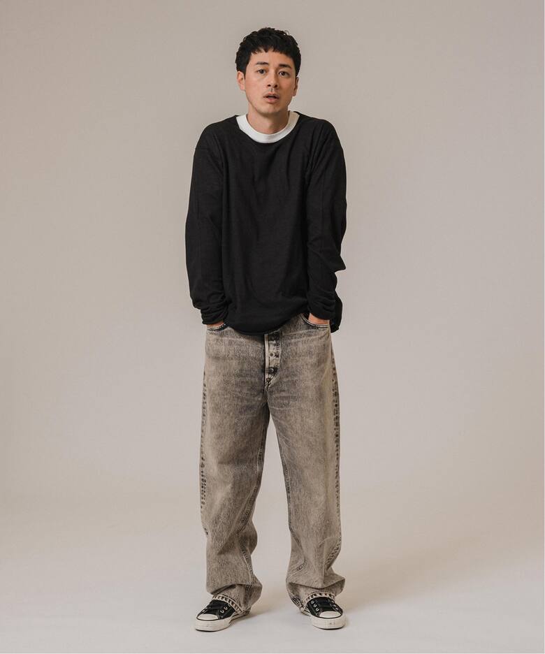 Lee for BOUCLE 別注 カウボーイバギーパンツ フェード（デニムパンツ 