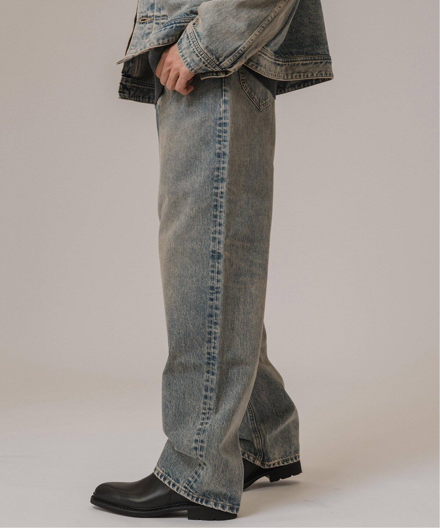 Lee for BOUCLE 別注 カウボーイバギーパンツ フェード（デニムパンツ