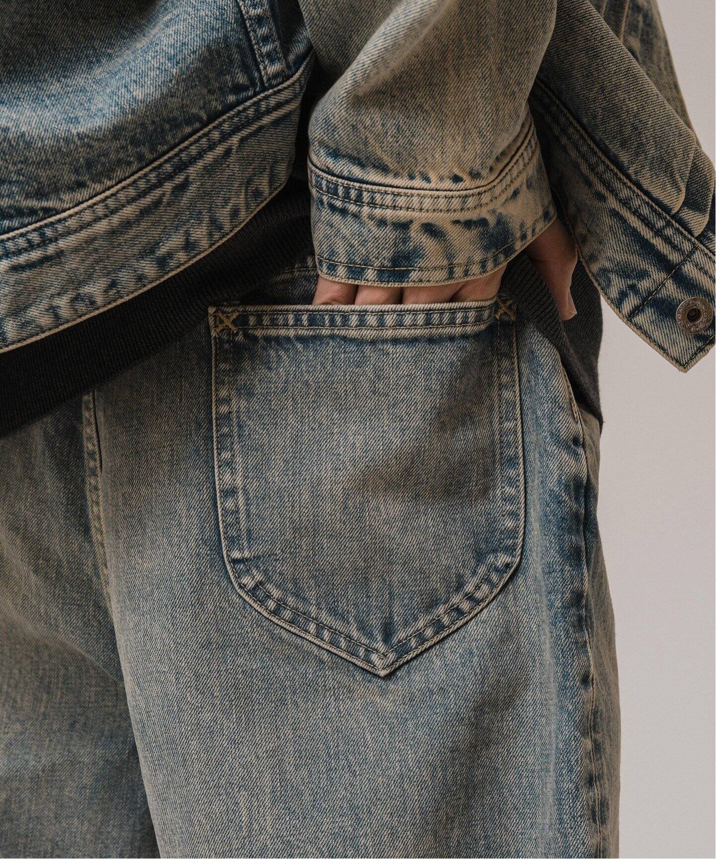 Lee for BOUCLE 別注 カウボーイバギーパンツ フェード（デニムパンツ 