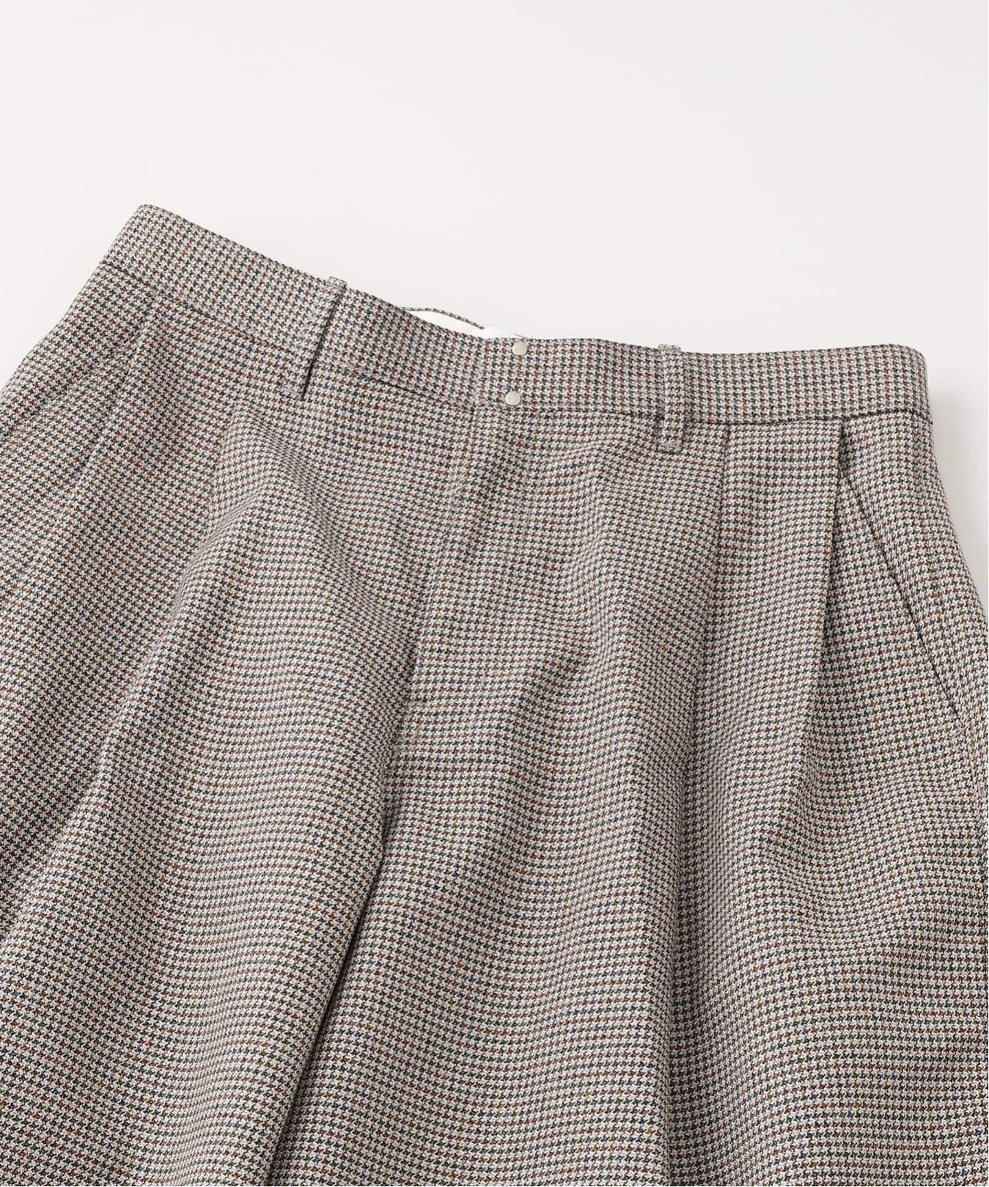 エディフィス（EDIFICE）/TANAKA (タナカ) HAKAMA TROUSERS  MICRO CHECK TANAKA (タナカ) HAKAMA TROUSERS MICRO CHECK（スラックス）｜EDIFICE