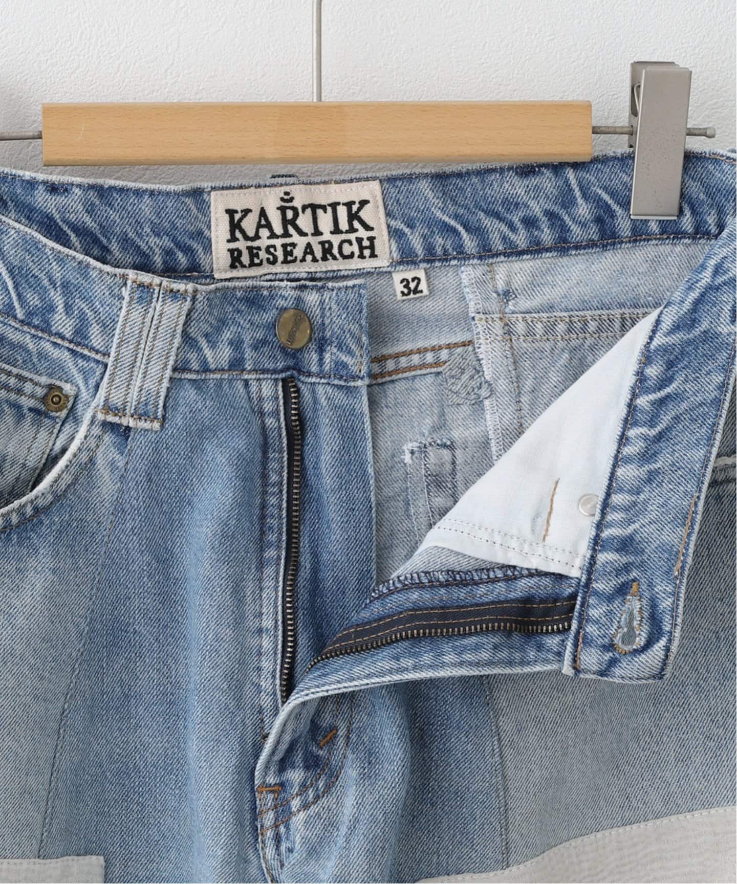 KARTIK RESEARCH (カルティック リサーチ) VINTAGE QUILT DOUBLE KNEE