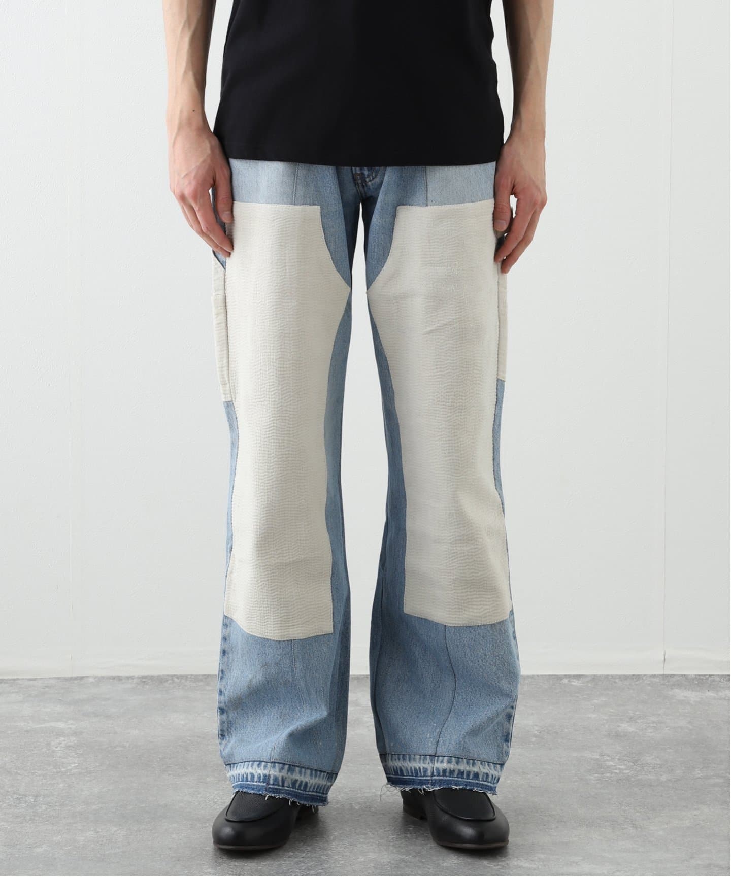 KARTIK RESEARCH (カルティック リサーチ) VINTAGE QUILT DOUBLE KNEE