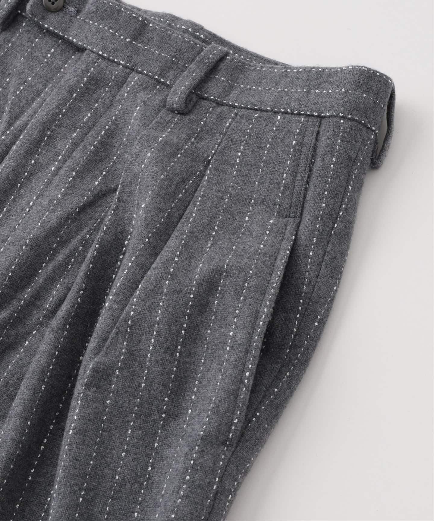 【m's braque×EDIFICE】tuck buggy pants25AW EDIFICE（エディフィス） スラックス m's braque (エムズ ブラック