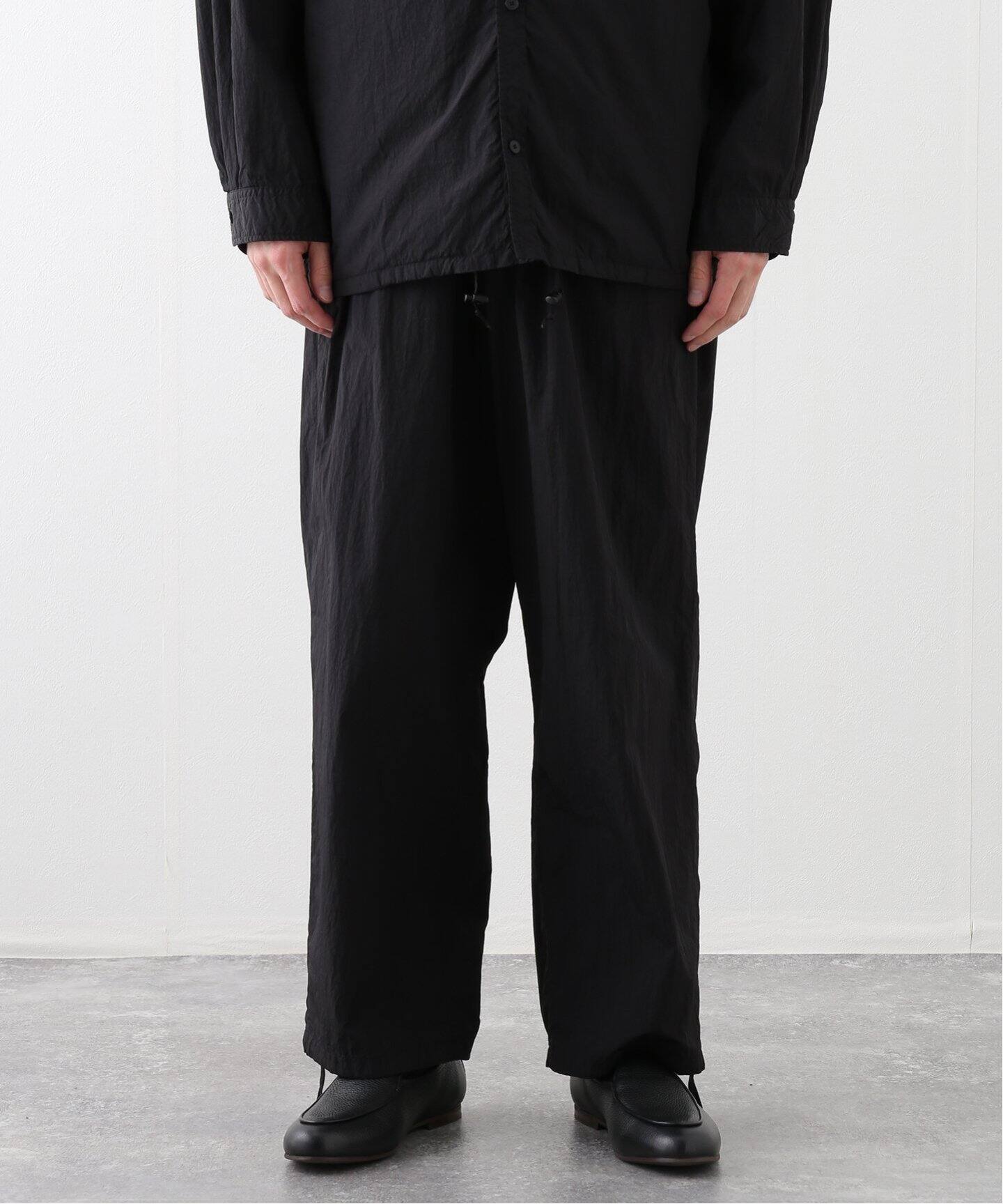 ATON (エイトン)HAND DYED NYLON OVER パンツ PRAGGM0204（ジャージ 