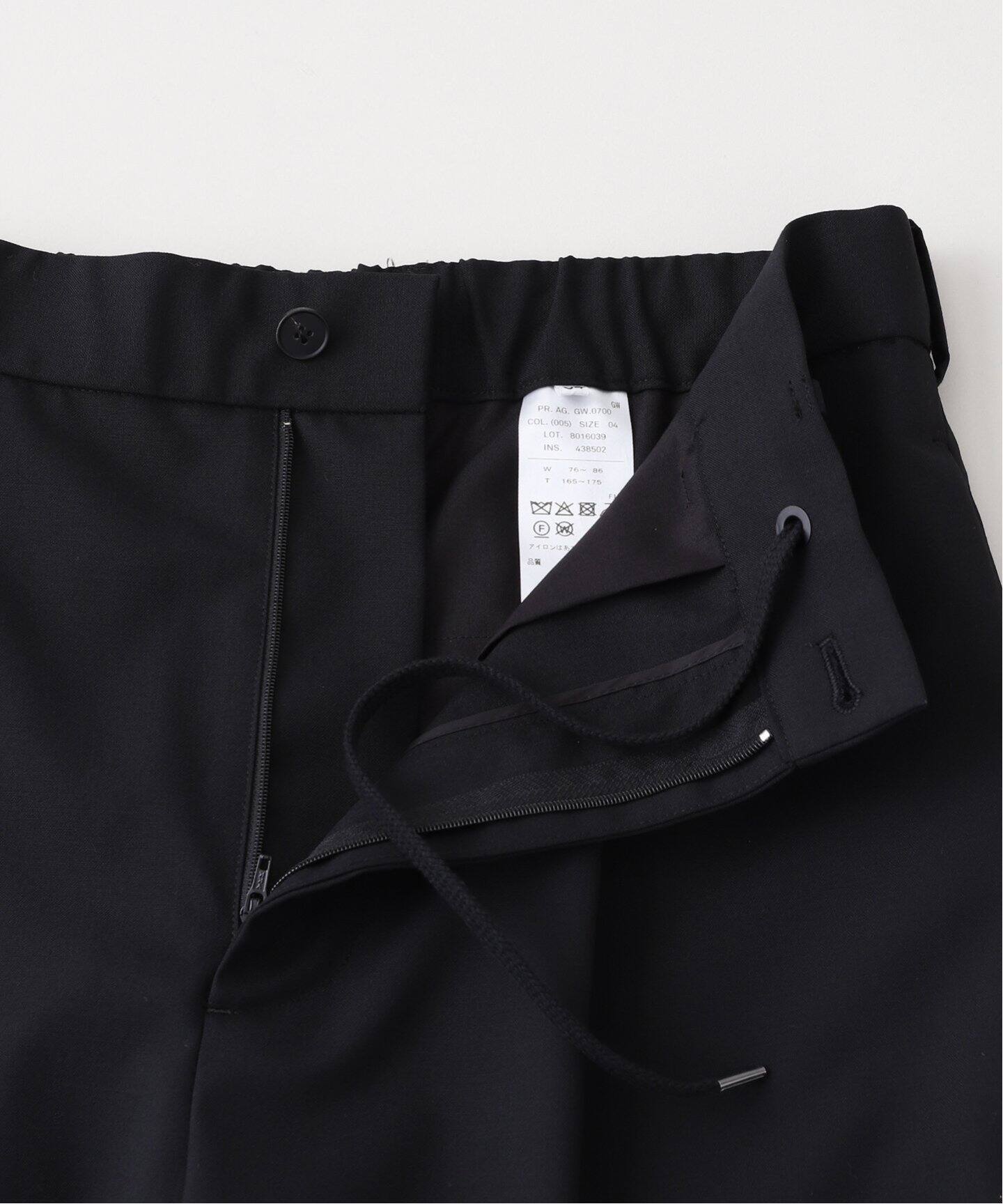 ATON (エイトン) WOOL TROPICAL LOOSE FIT PANTS（スラックス