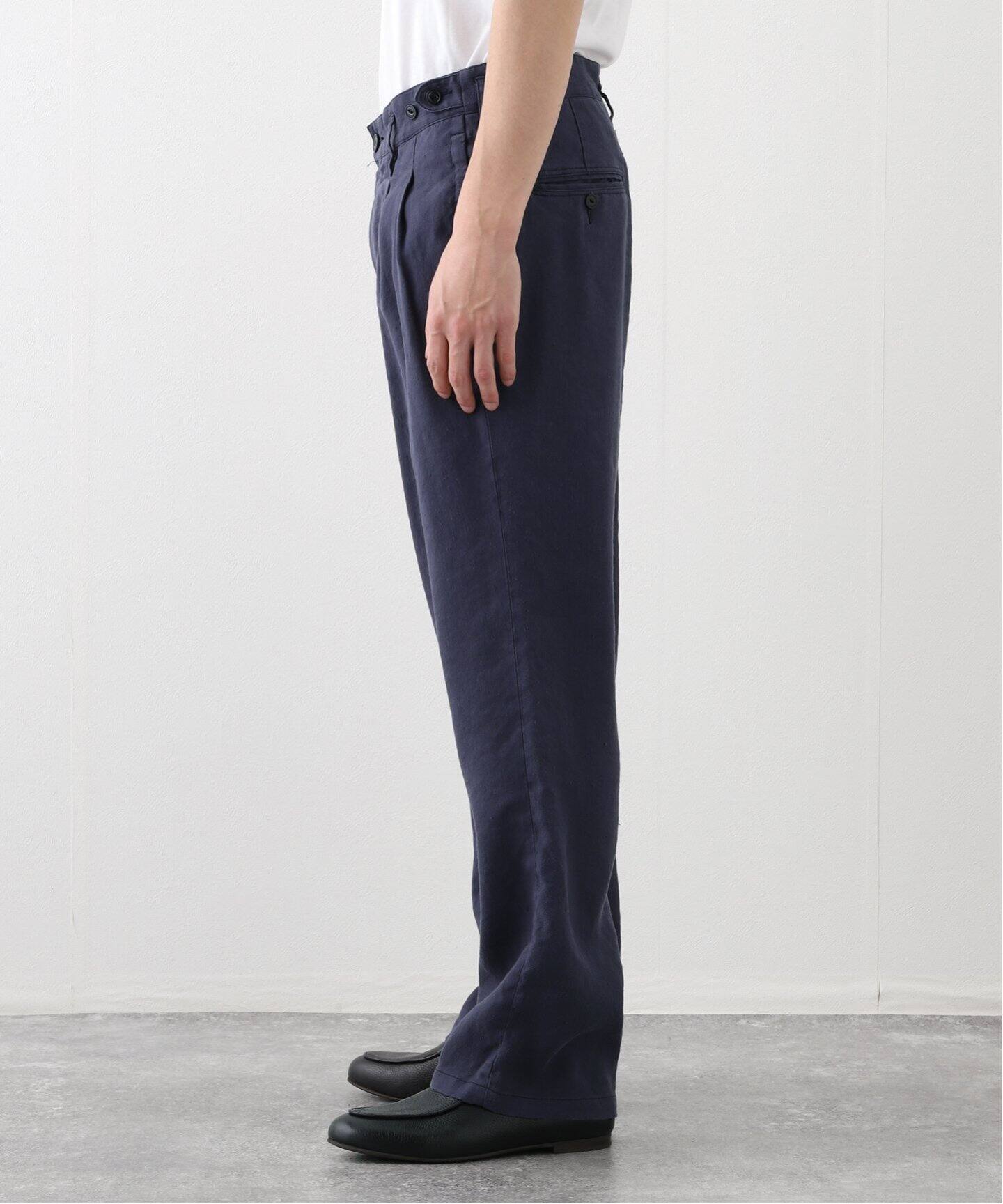 nonnative (ノンネイティブ) OFFICER CHINO TROUSERS Li/Ac TWILL  