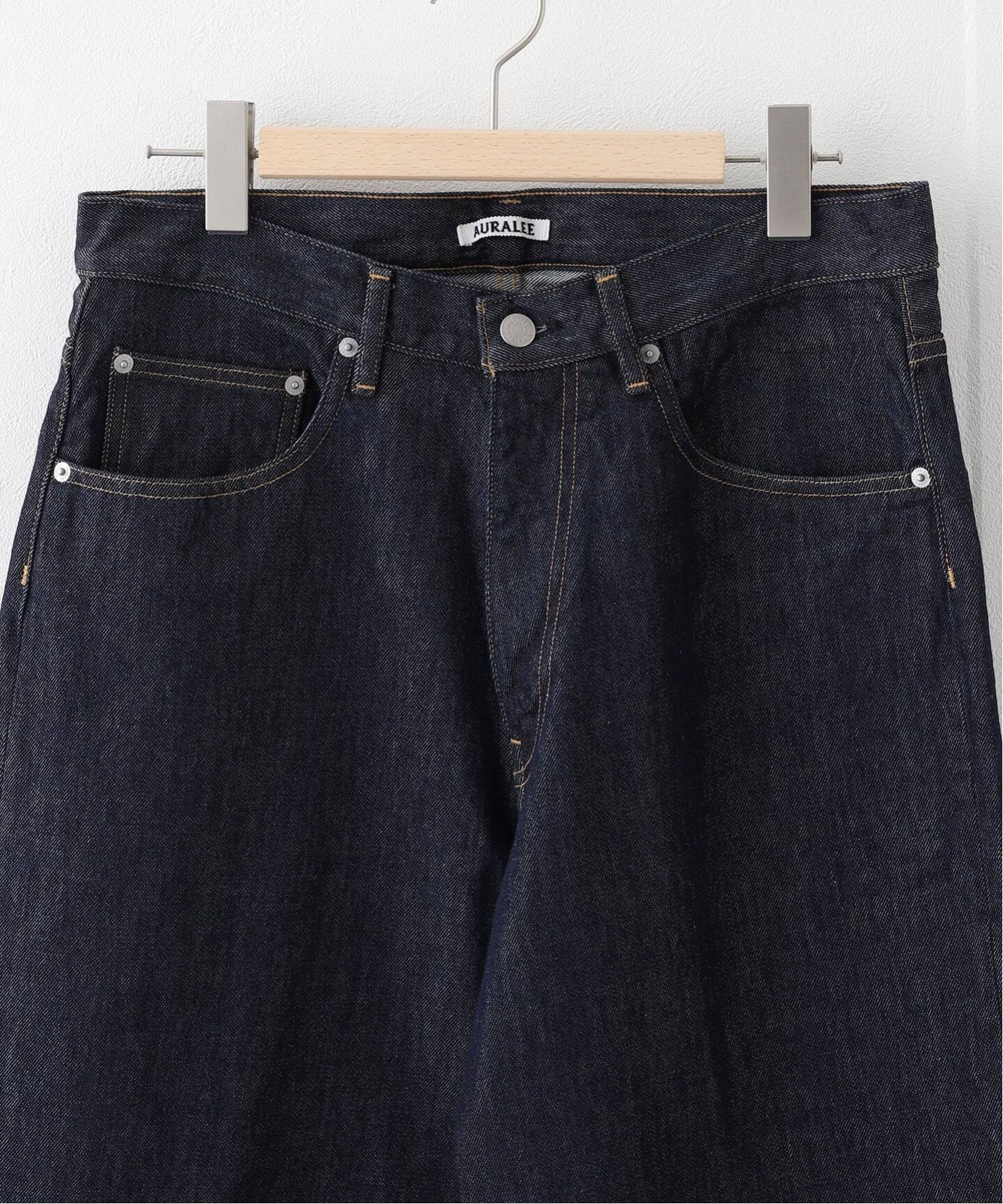 AURALEE (オーラリー) HARD TWIST DENIM WIDE PANTS A00P03DM（デニム 