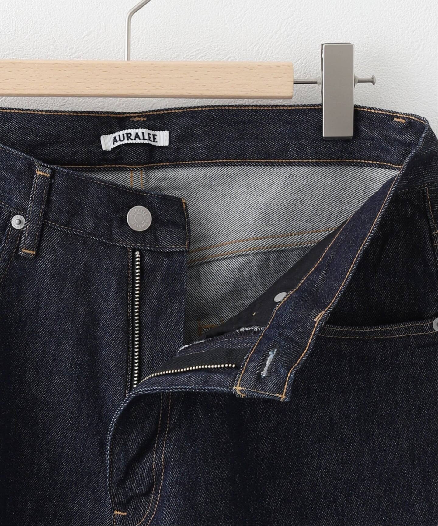 AURALEE (オーラリー) HARD TWIST DENIM WIDE PANTS A00P03DM（デニム
