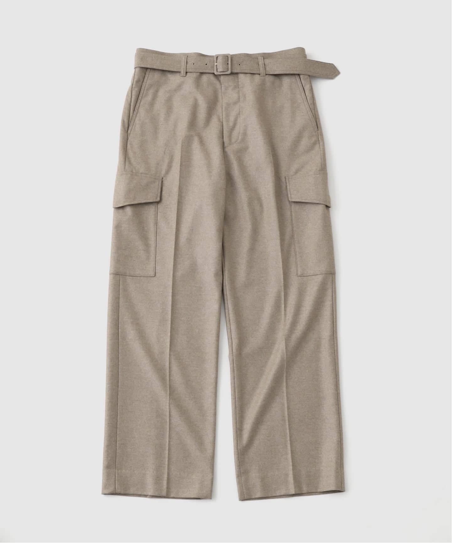 AURALEE (オーラリー) WOOL FULLING FLANNEL CARGO SLACK A25AP04CF