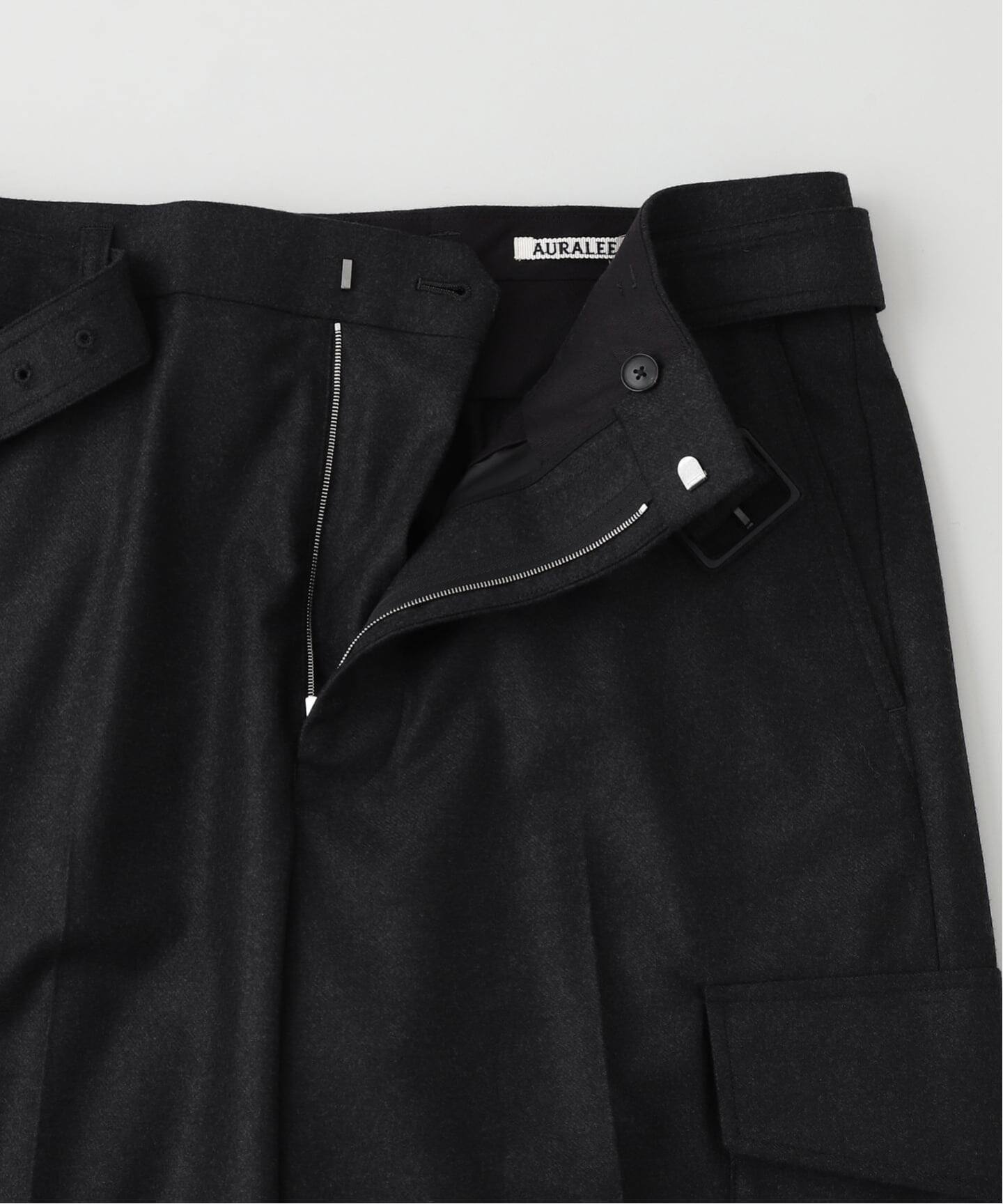 AURALEE (オーラリー) WOOL FULLING FLANNEL CARGO SLACK A25AP04CF