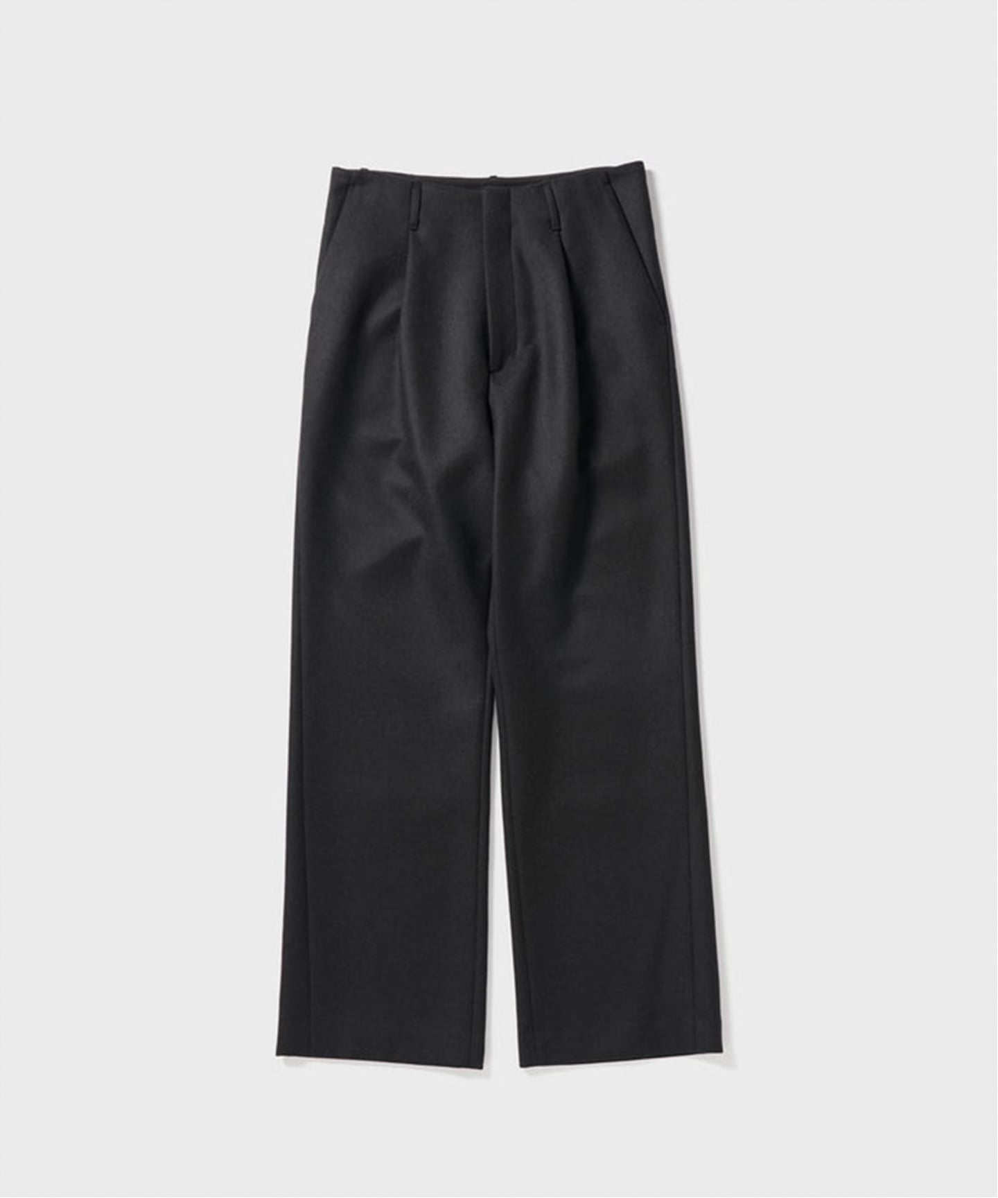 AURALEE (オーラリー) LIGHT MELTON ONE-TUCK SLACKS A25AP03 LM