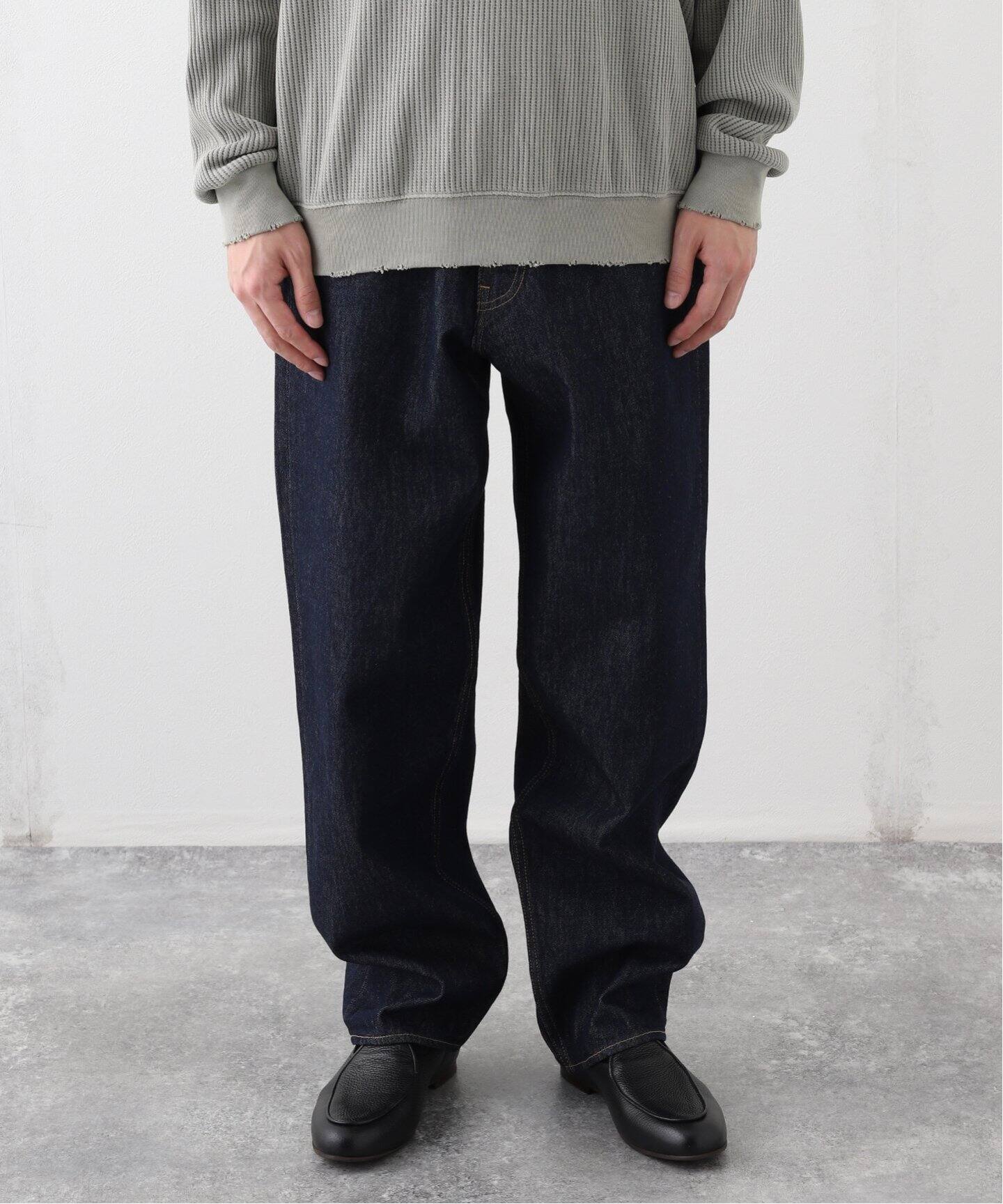 AURALEE (オーラリー) HARD TWIST DENIM WIDE パンツ A00P03DM（デニム 
