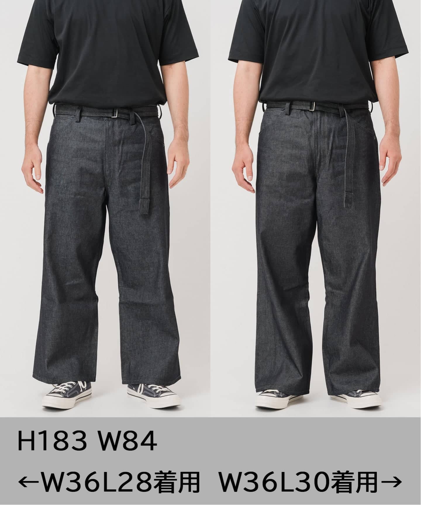 LEVI'S(R)/リーバイス(R) 別注 TWISTED BELTED デニムパンツ (L30