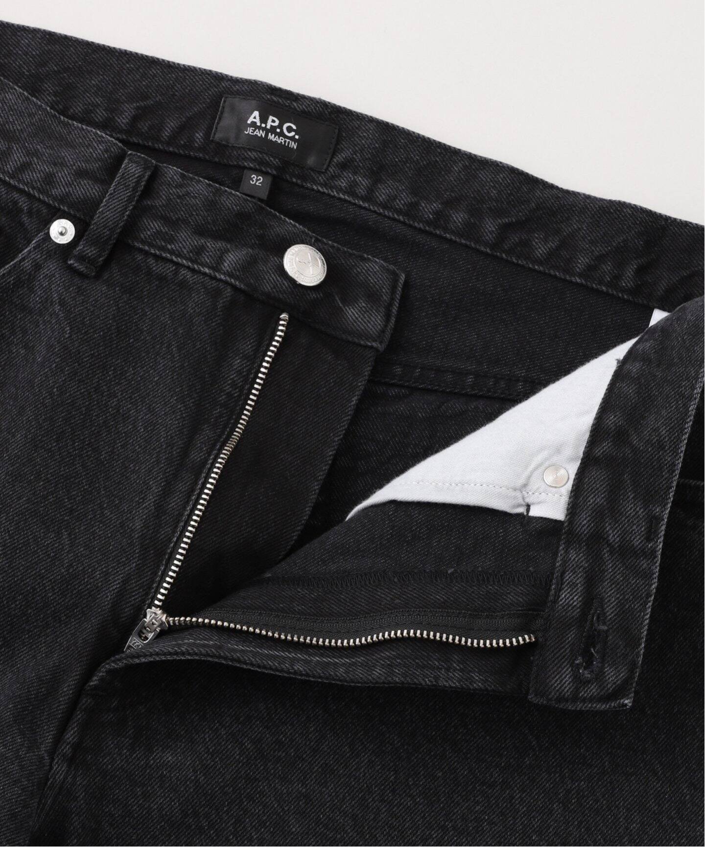 A.P.C. (アーペーセー) DENIM NOIR RE DELAVE PANTS（デニムパンツ 